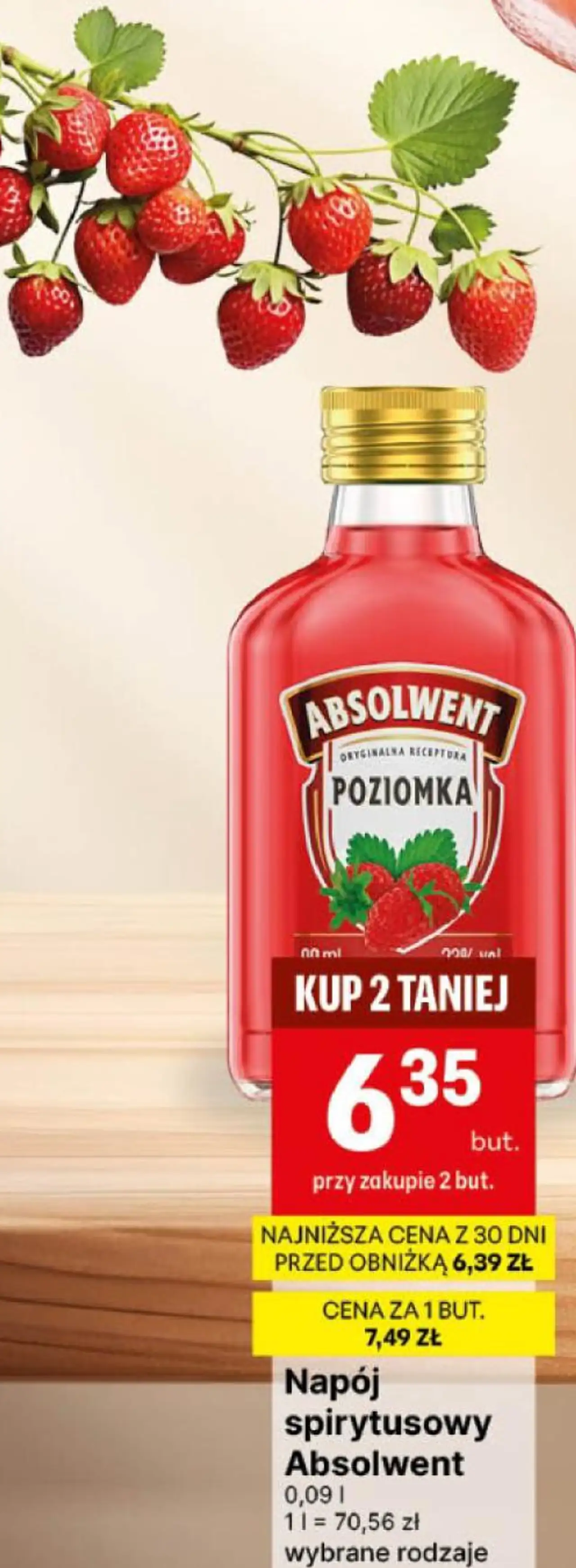 Napój spirytusowy Absolwent wybrane rodzaje
