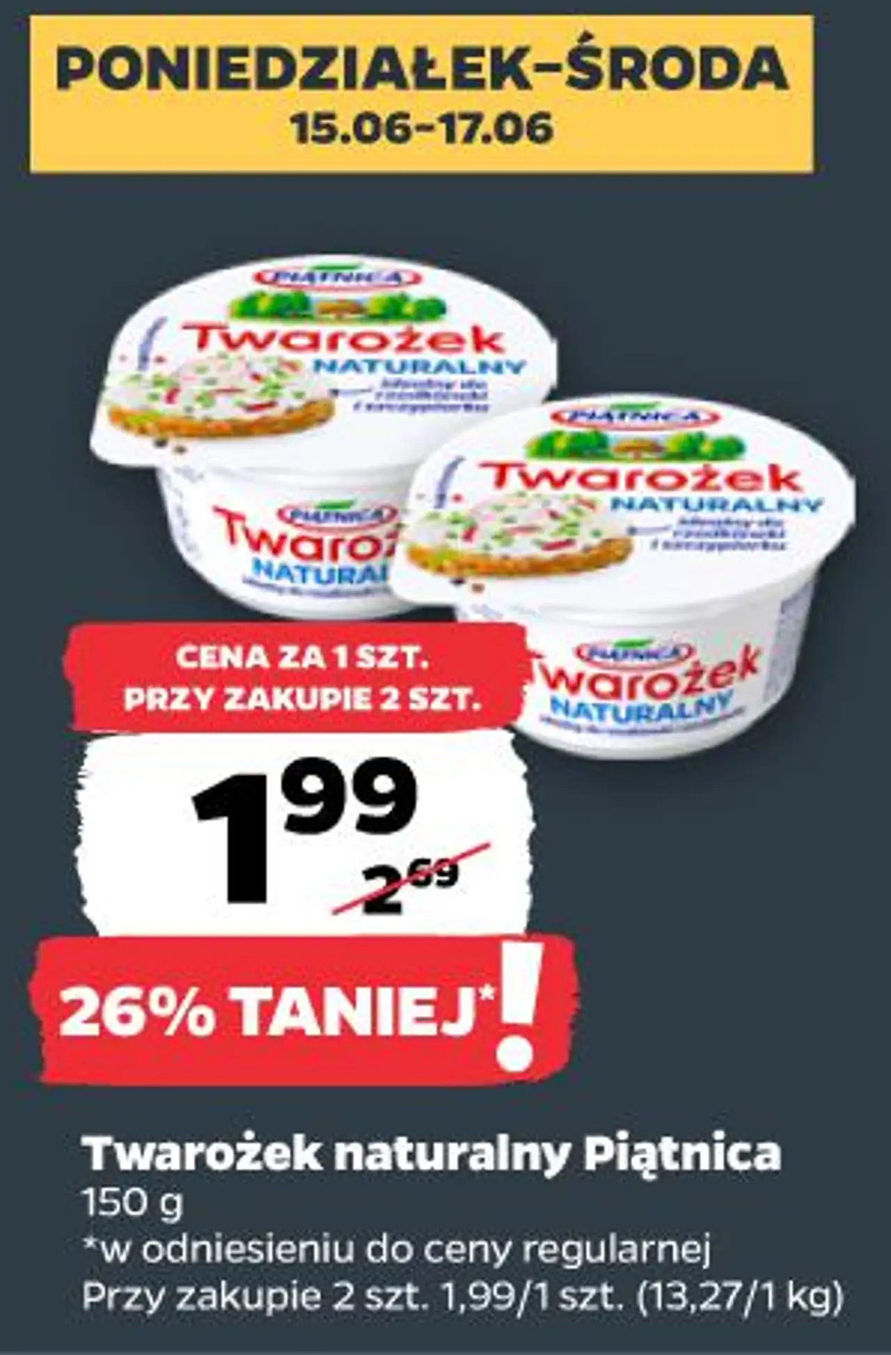 Twarożek naturalny Piątnica