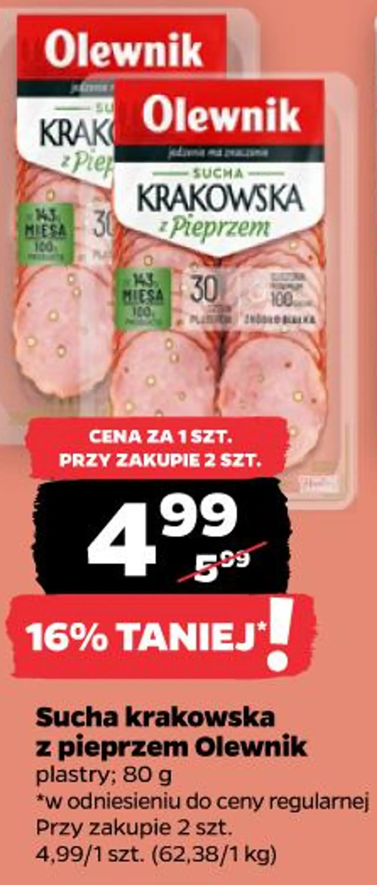 Sucha krakowska z pieprzem Olewnik