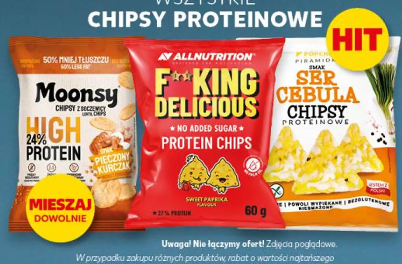 Moonsy / Allnutrition / Piramida Chipsy proteinowe