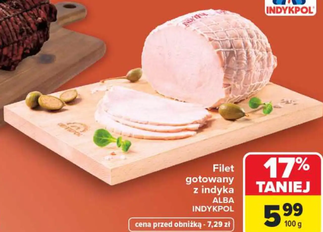 Filet gotowany z indyka ALBA Indykpol