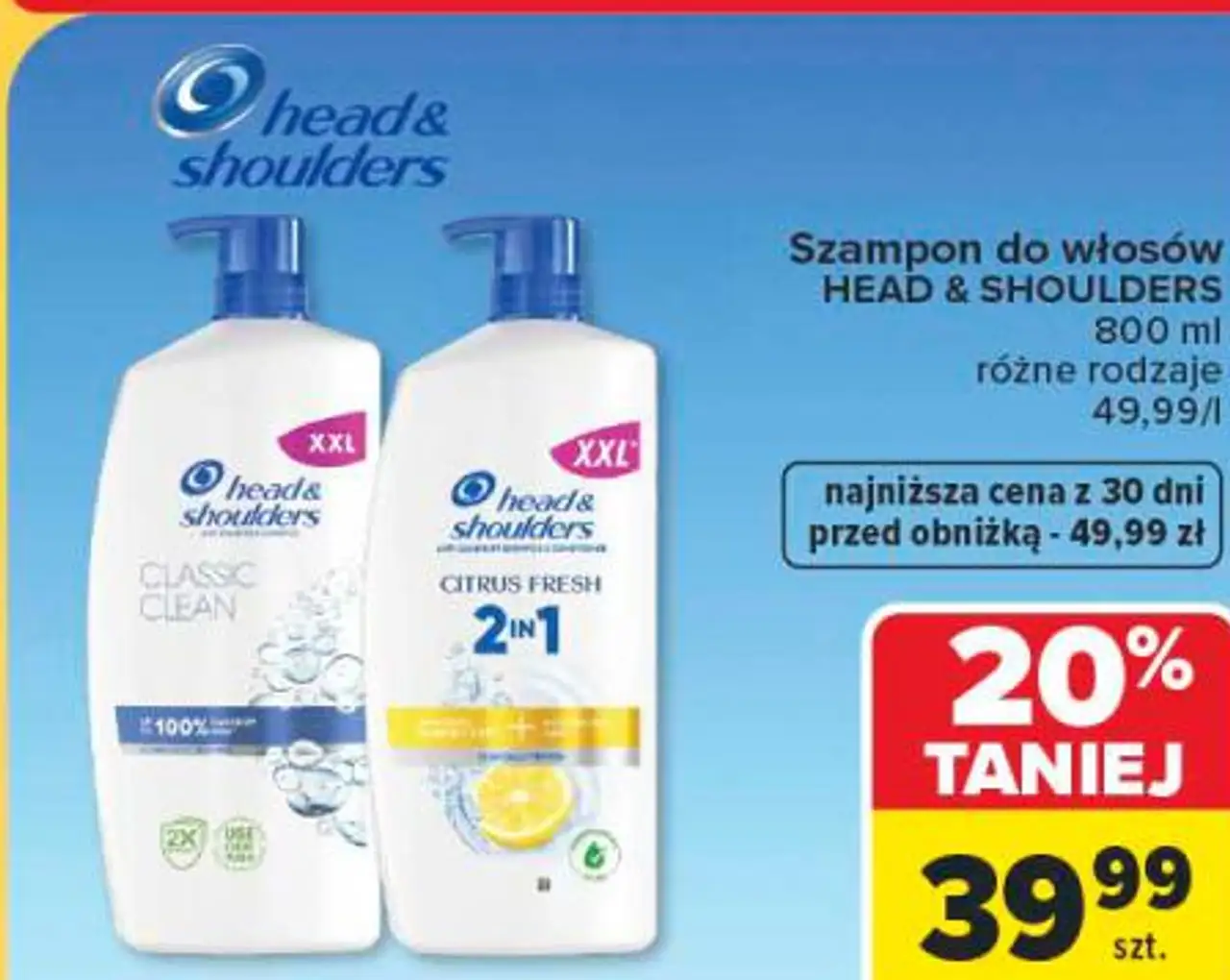 Szampon do włosów HEAD & SHOULDERS