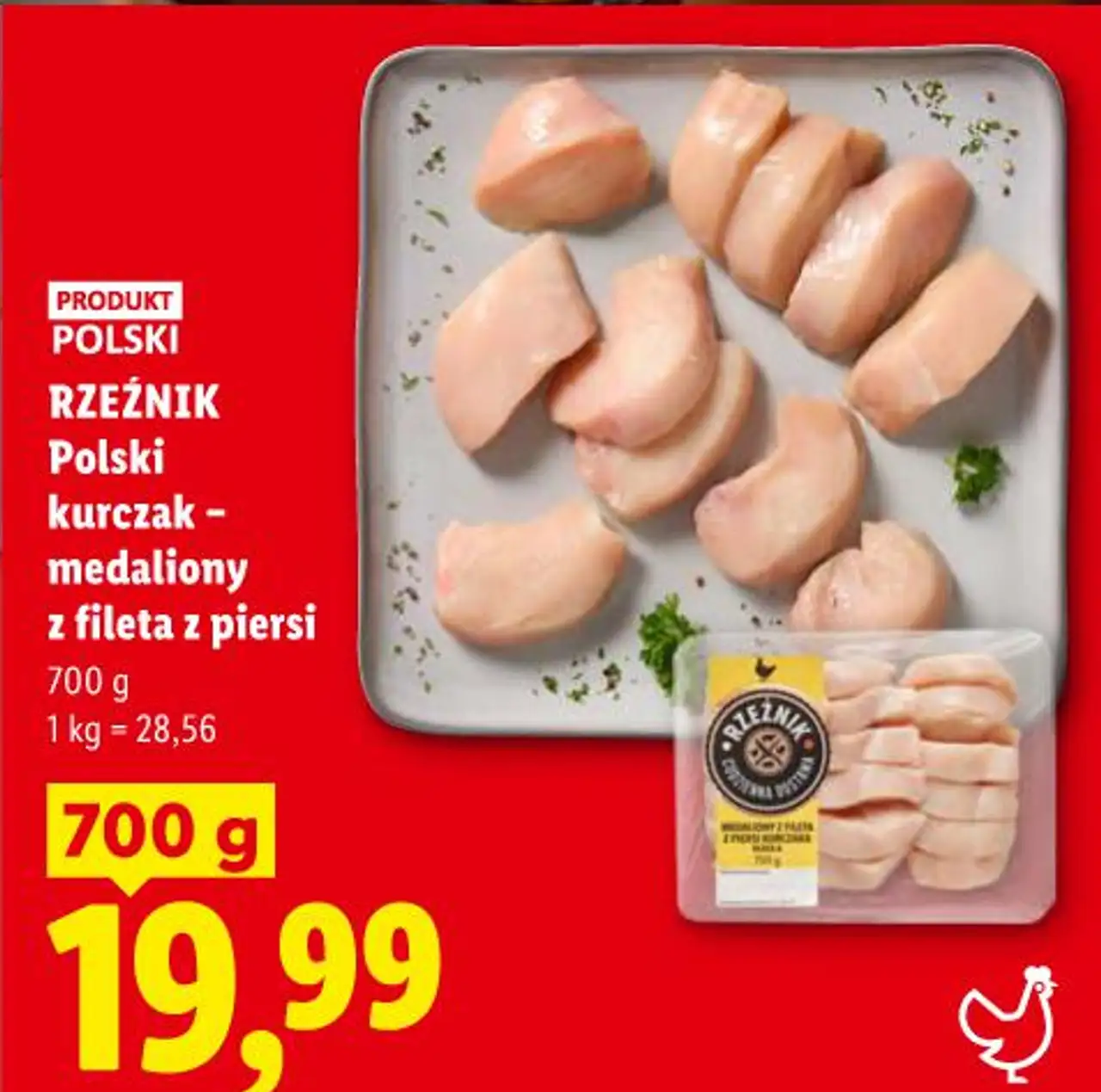 RZEŹNIK Polski kurczak - medaliony z fileta z piersi