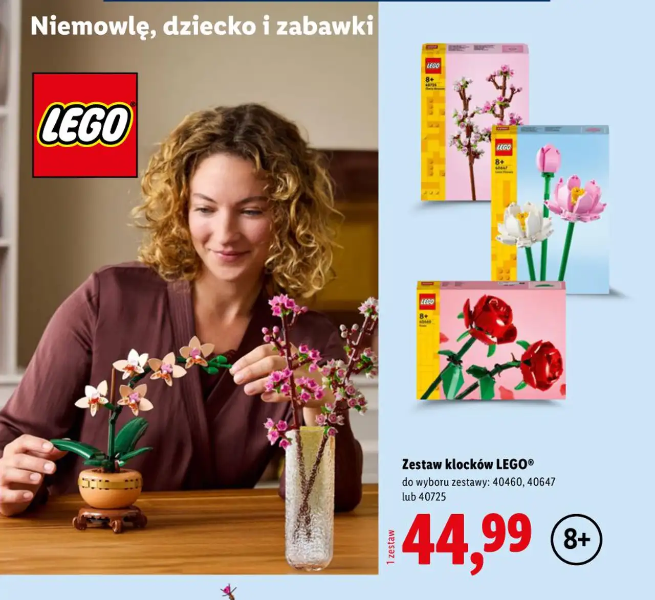 Zestaw klocków LEGO® do wyboru zestawy: 40460, 40467 lub 40725