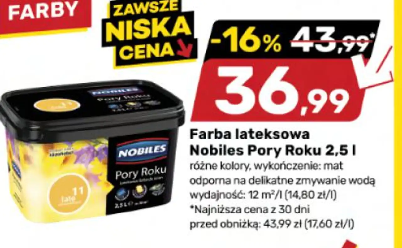 Farba lateksowa Nobiles Pory Roku 2,5 l