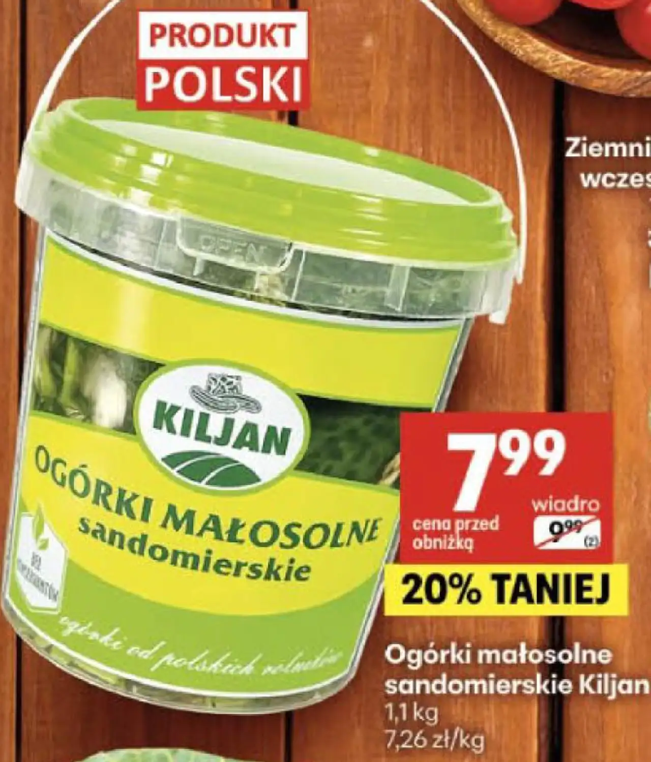 Ogórki małosolne sandomierskie Kiljan