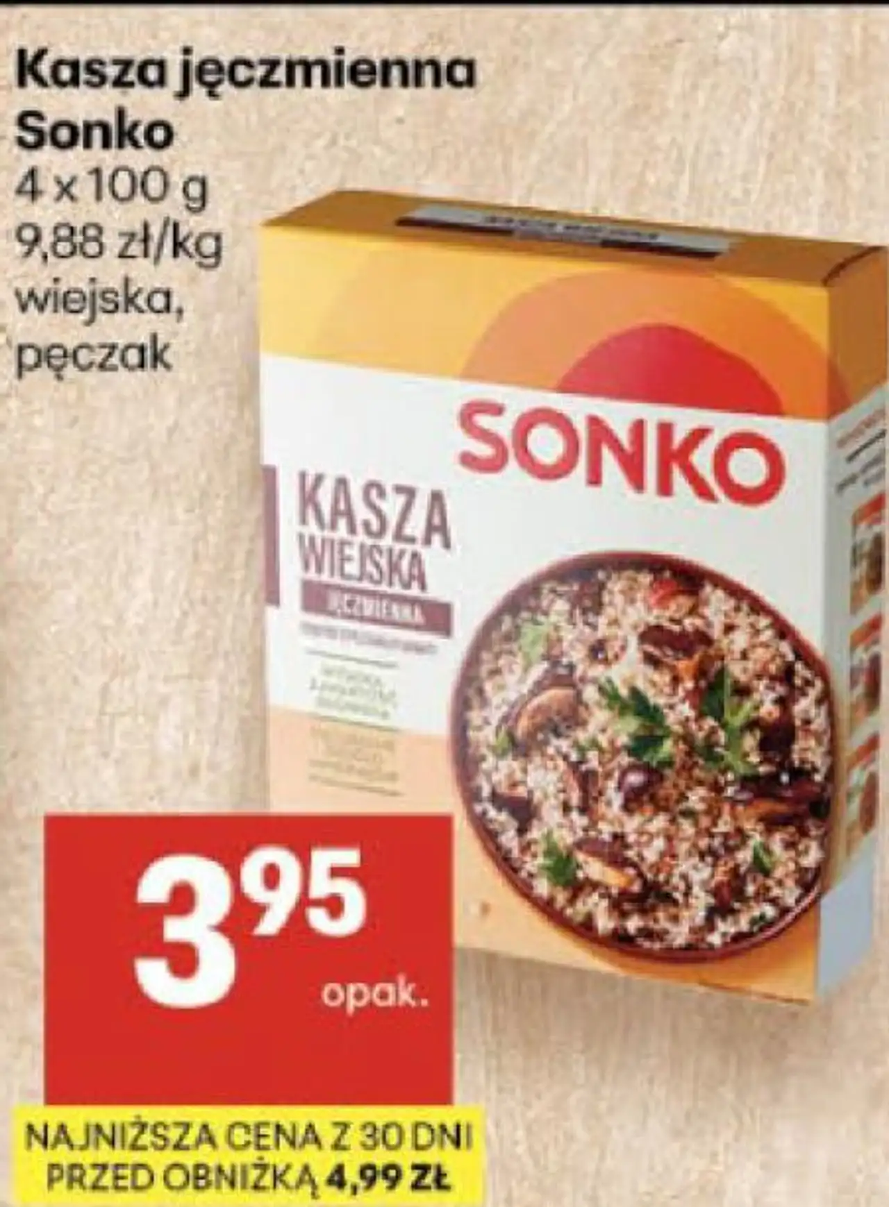 Kasza jęczmienna Sonko