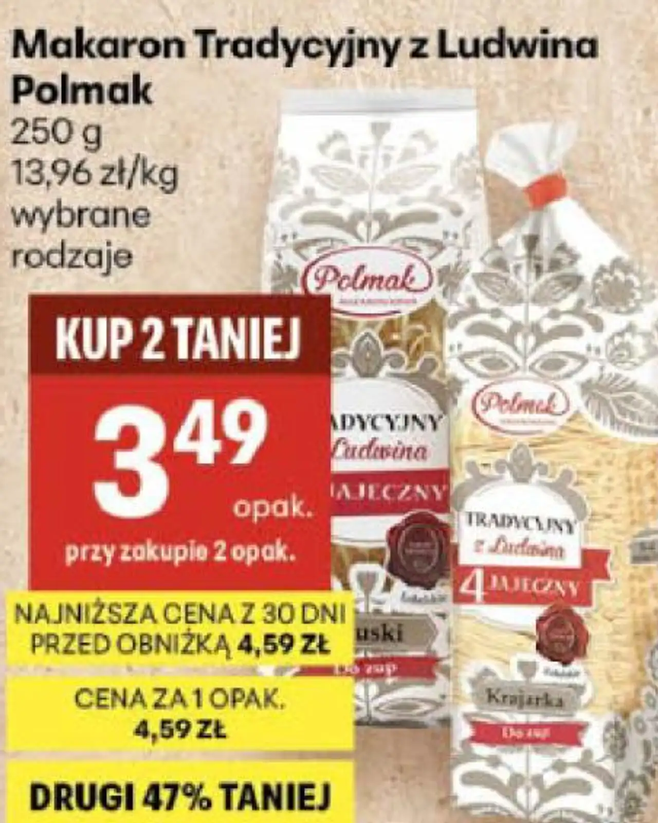 Makaron Tradycyjny z Ludwina Polmak