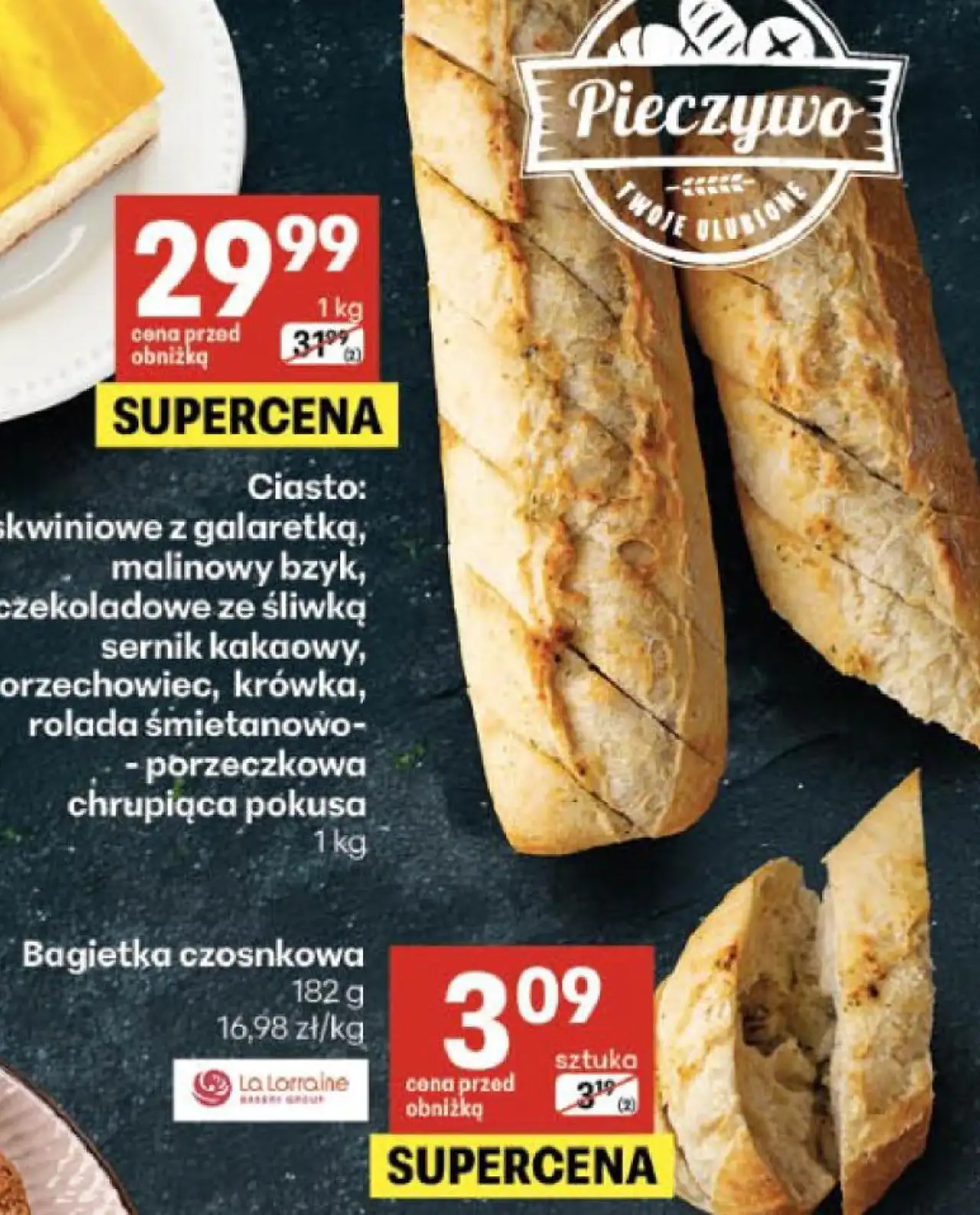 La Lorraine Bagietka czosnkowa