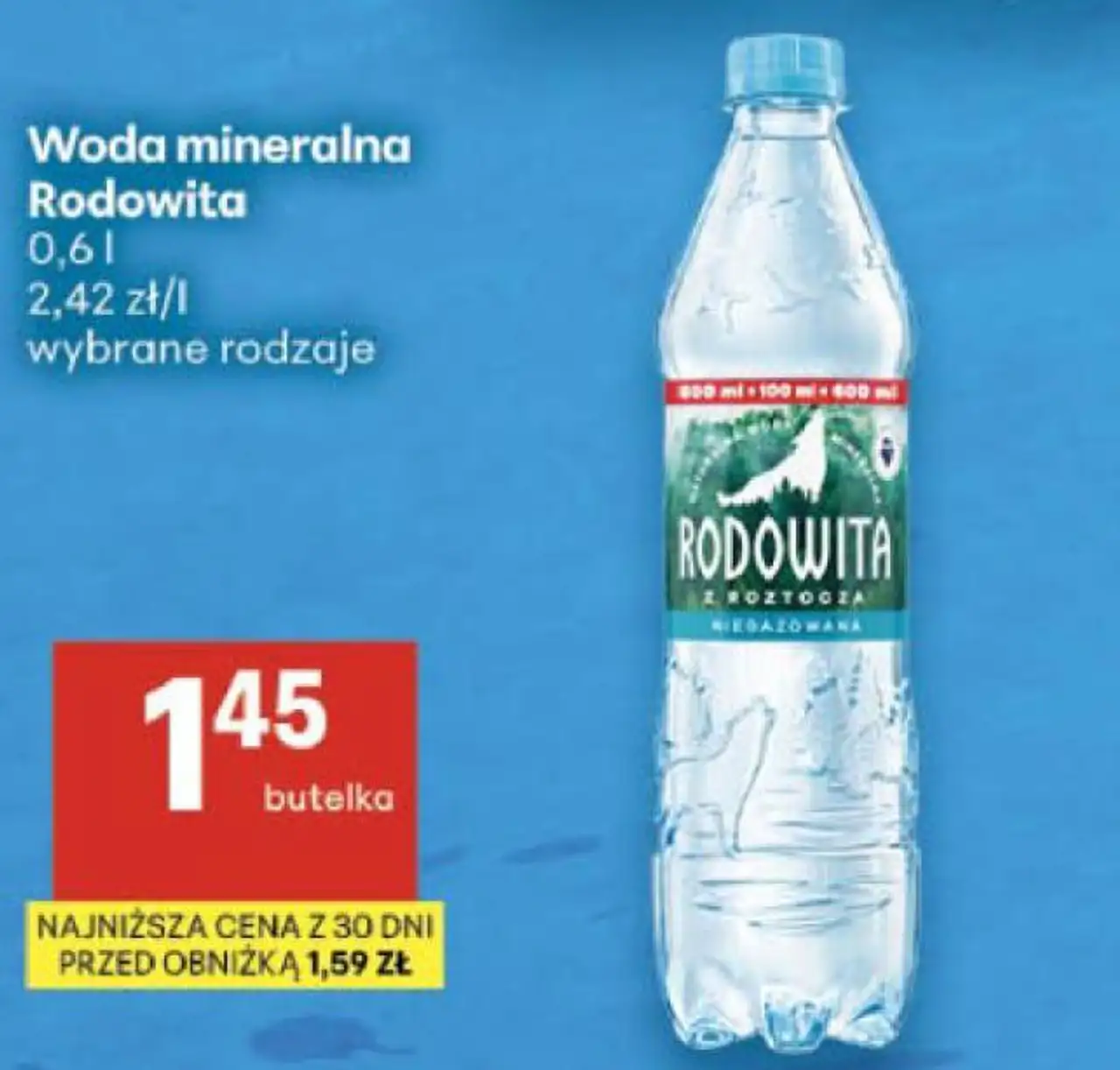Woda mineralna Rodowita