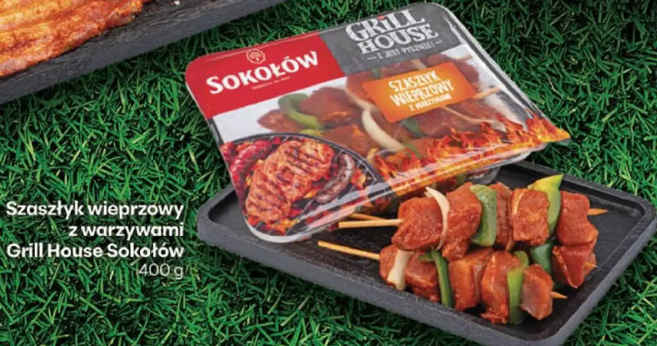 Szaszłyk wieprzowy z warzywami Grill House Sokołów