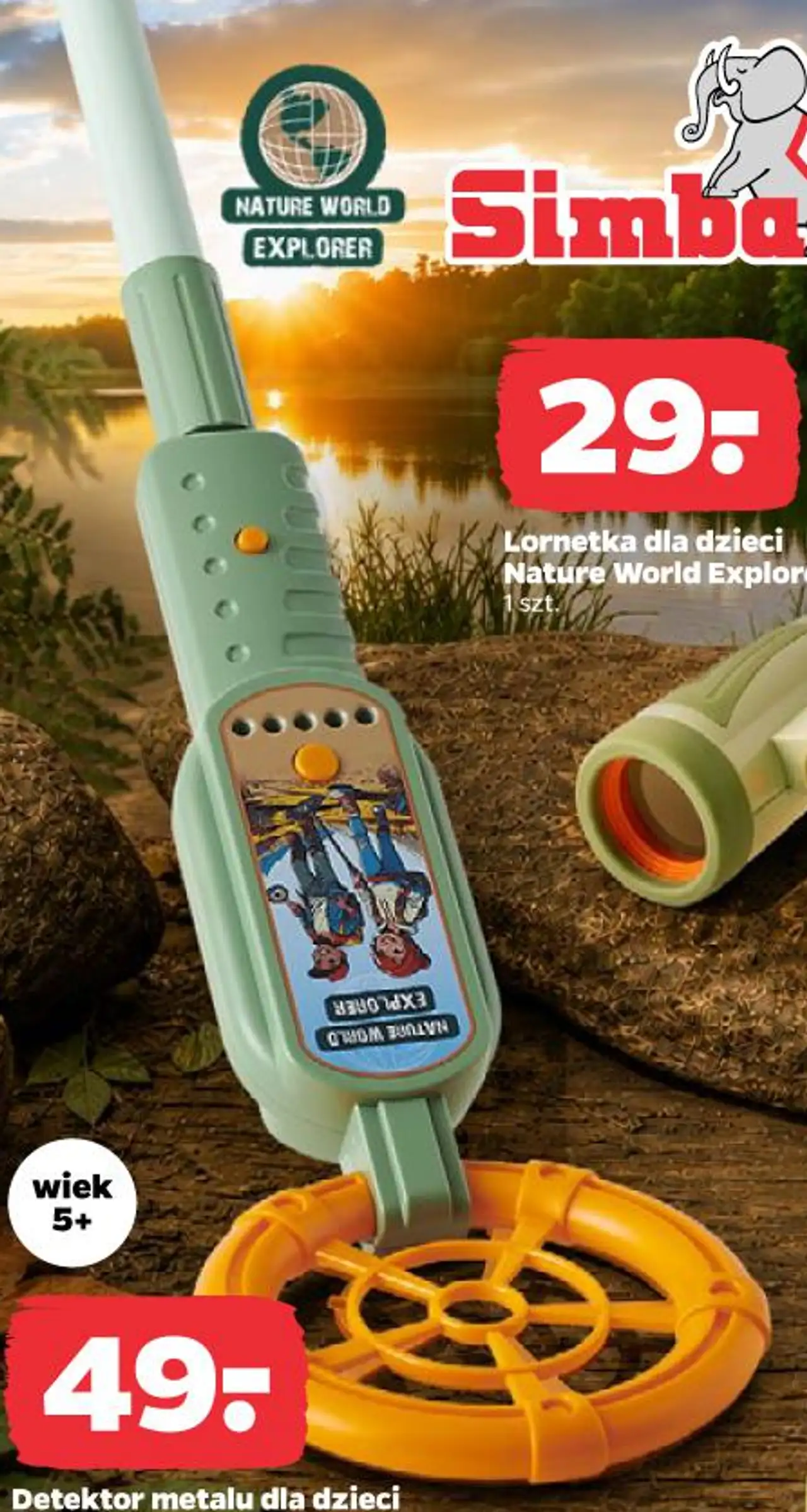 Detektor metalu dla dzieci Nature World Explorer