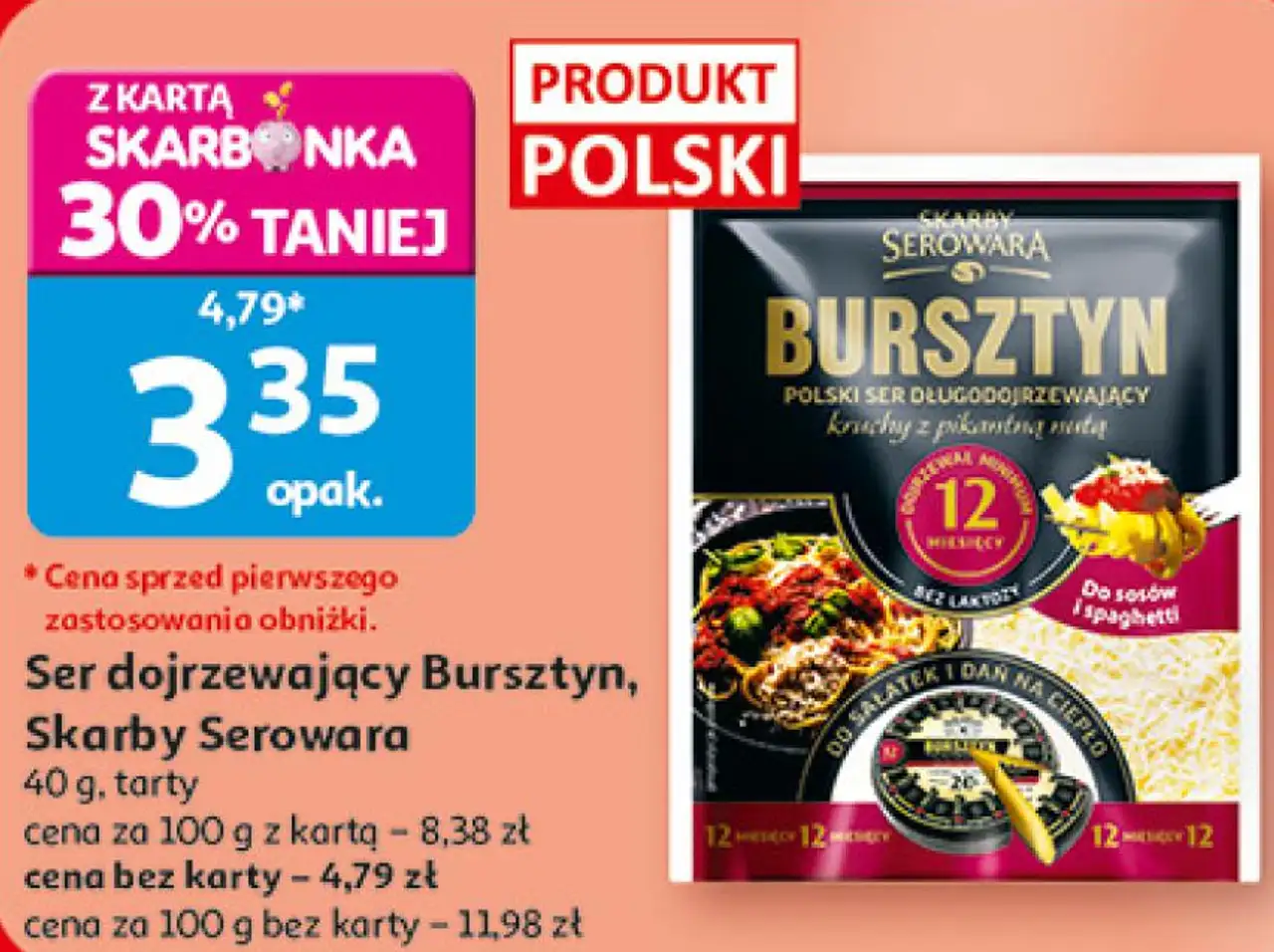 Ser dojrzewający Bursztyn, Skarby Serowara