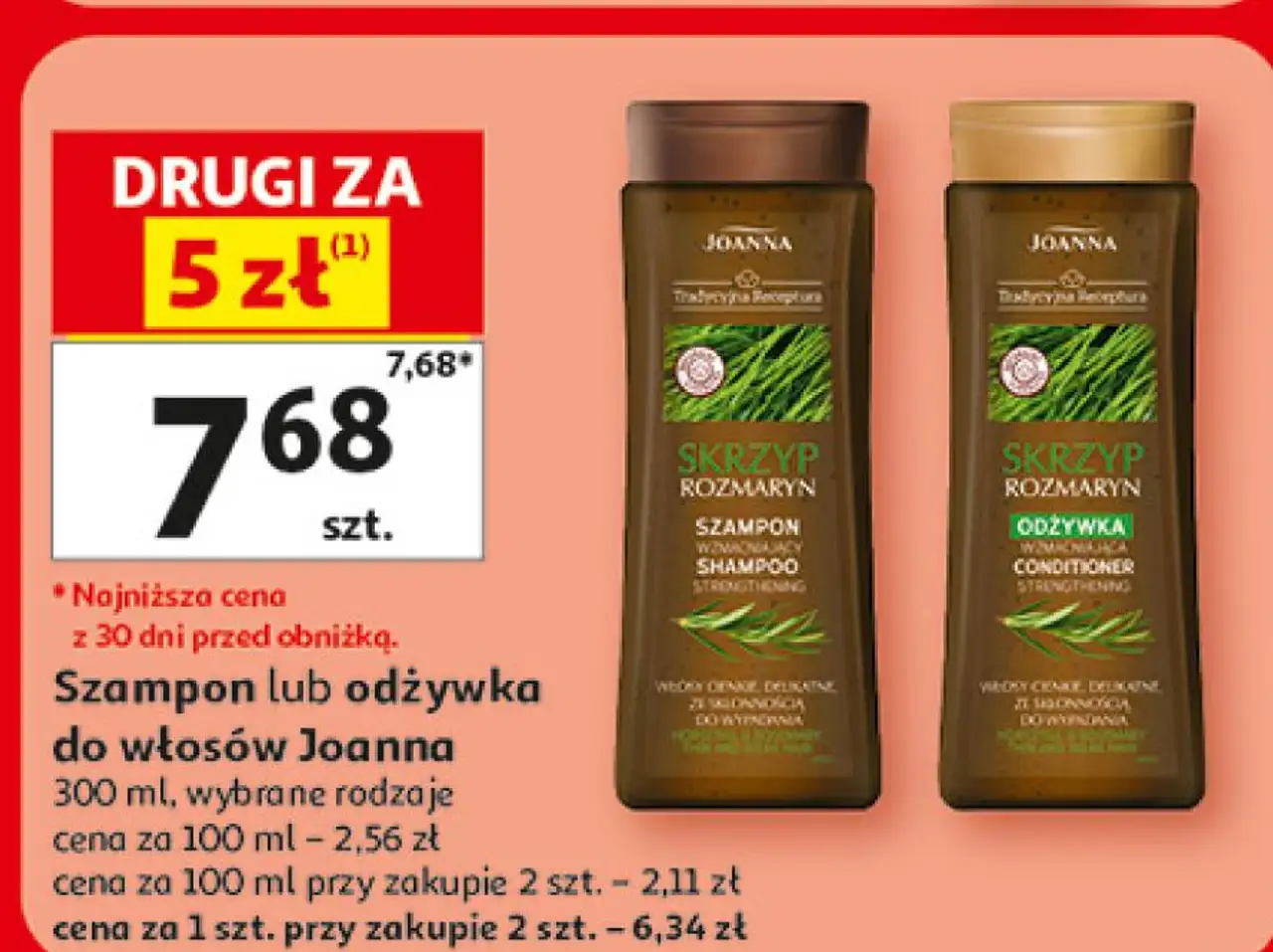 Szampon lub odżywka do włosów Joanna