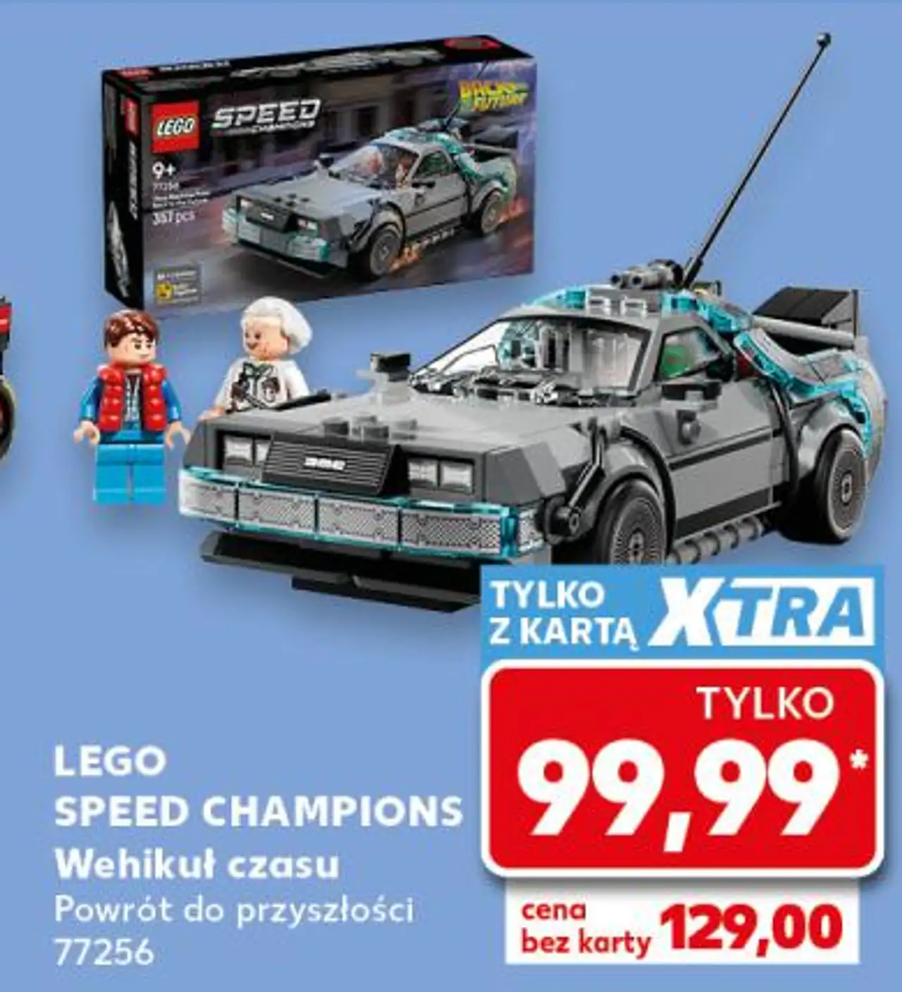 Lego Speed Champions Wehikuł czasu Powrót do przyszłości 77256