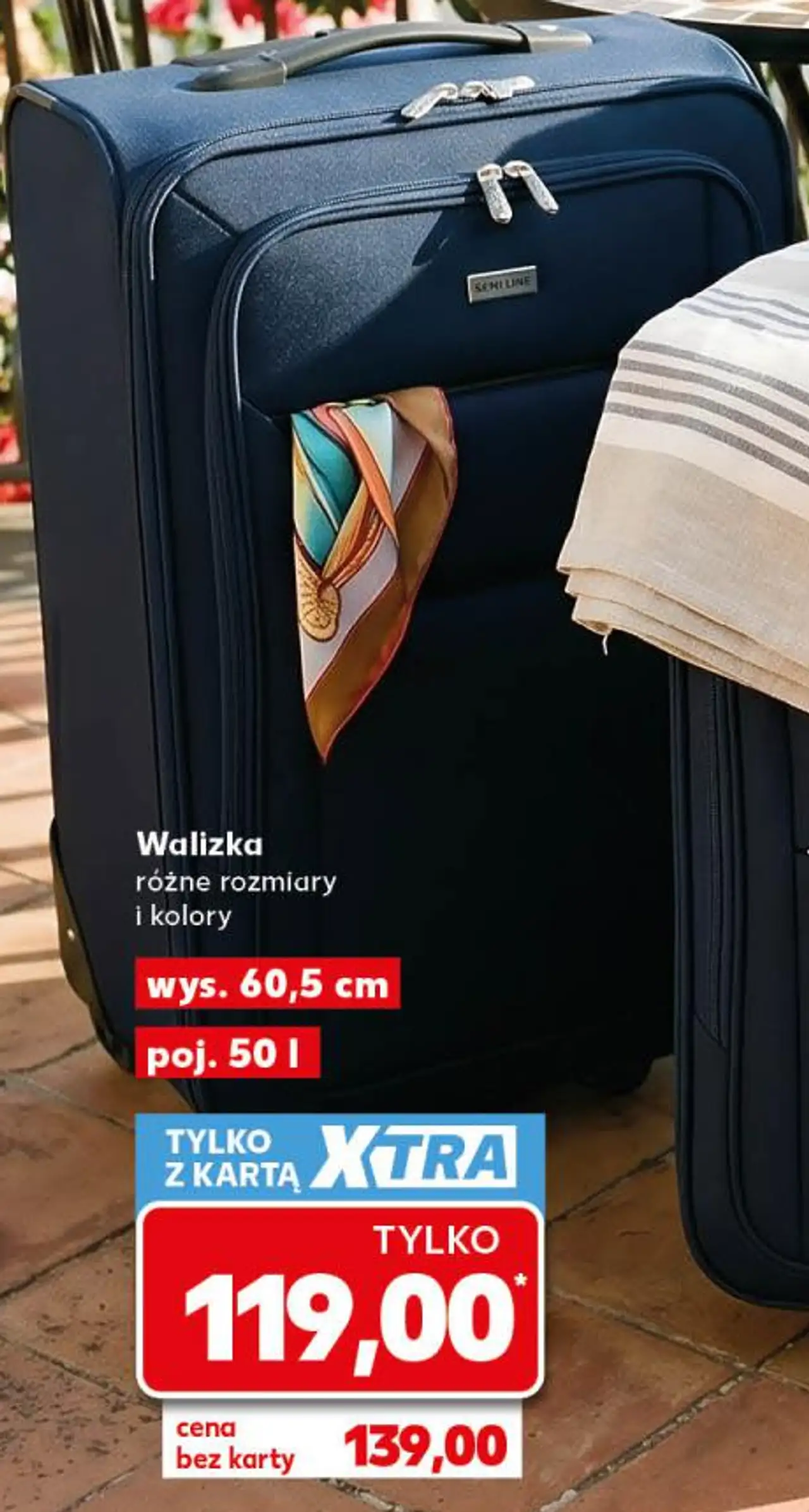 Walizka Semi Line, wys. 60,5 cm, poj. 50 l
