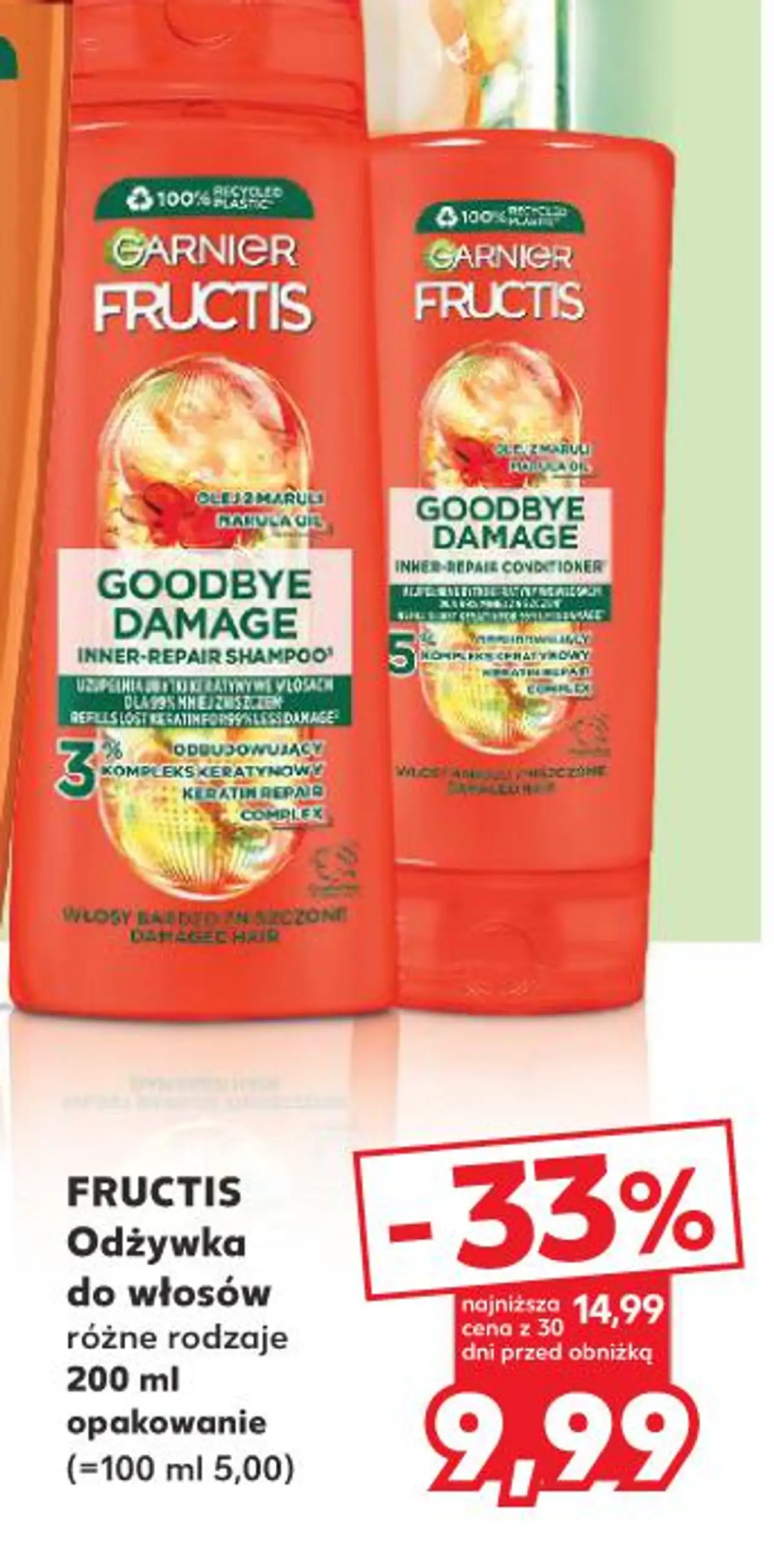 FRUCTIS Odżywka do włosów różne rodzaje 200 ml