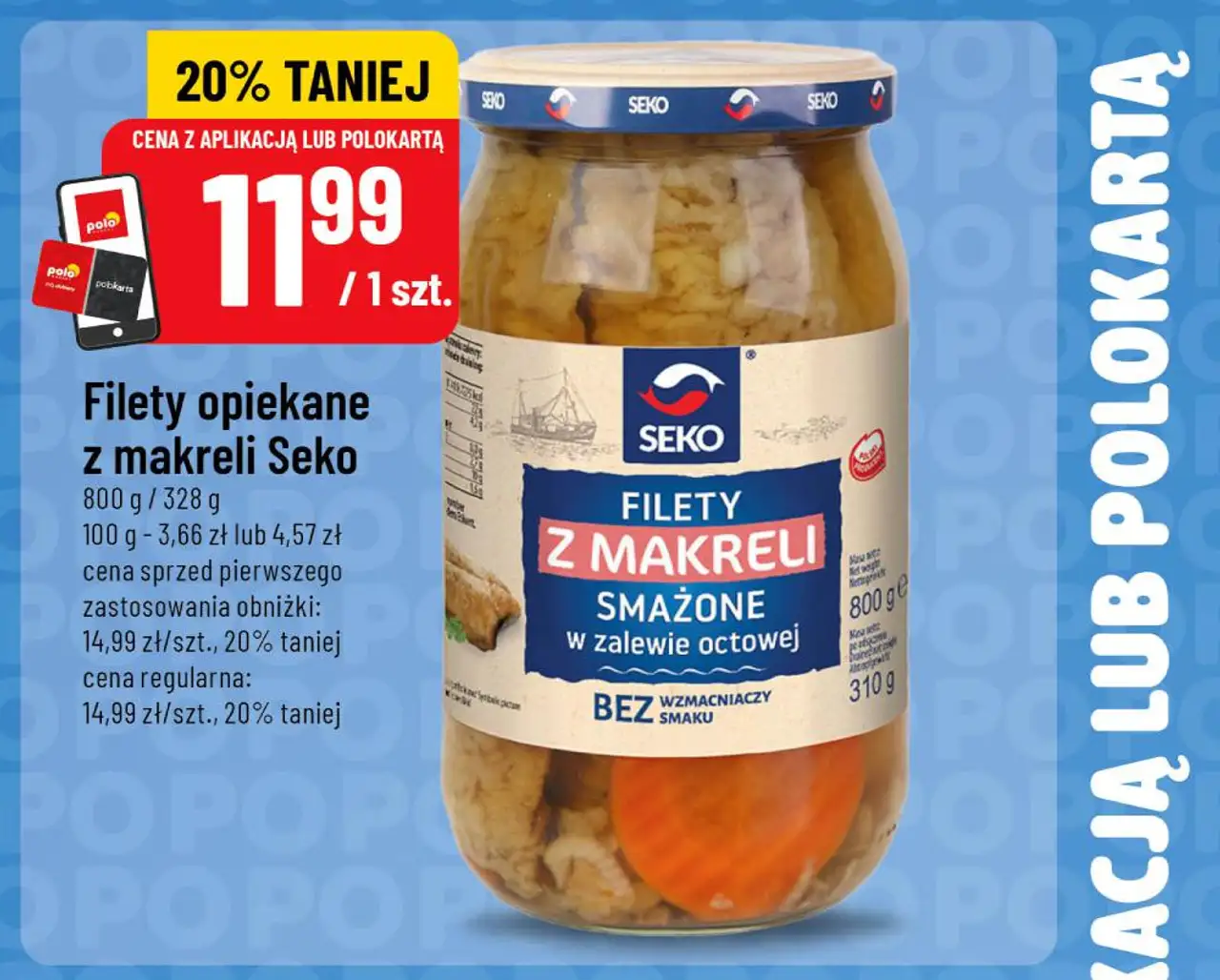 Filety opiekane z makreli Seko