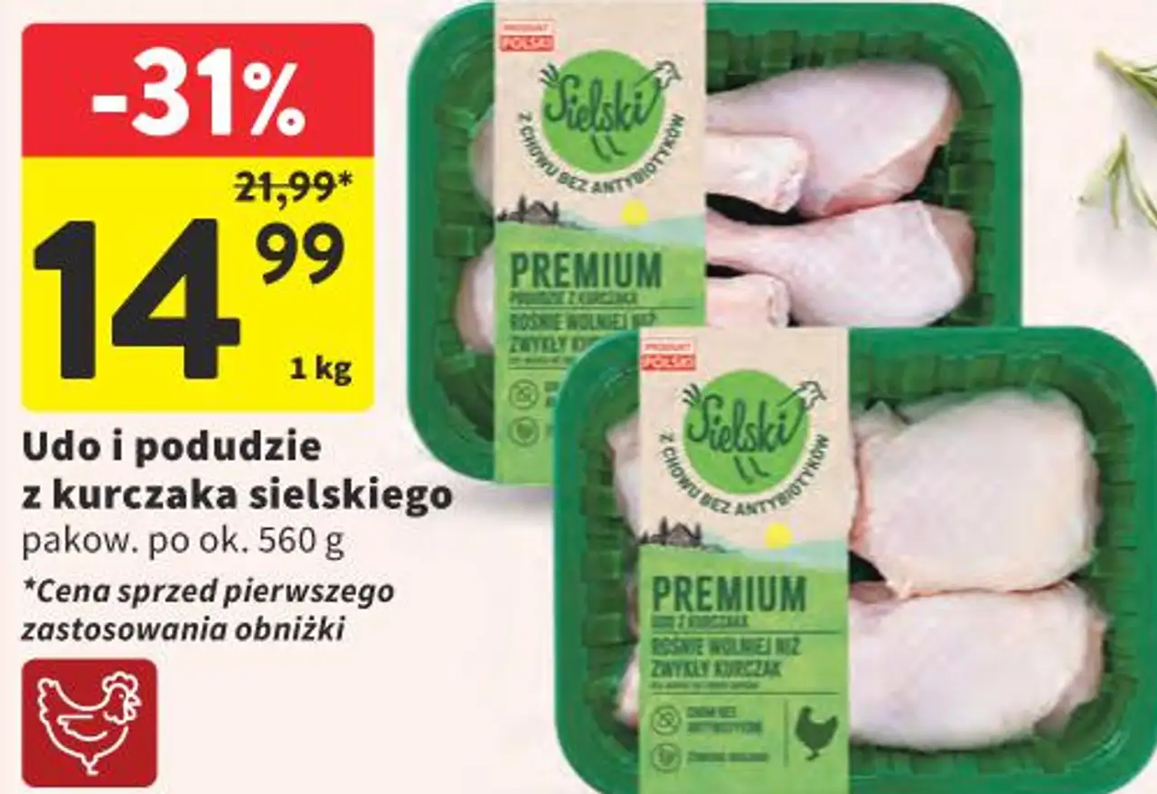 Udo i podudzie z kurczaka sielskiego