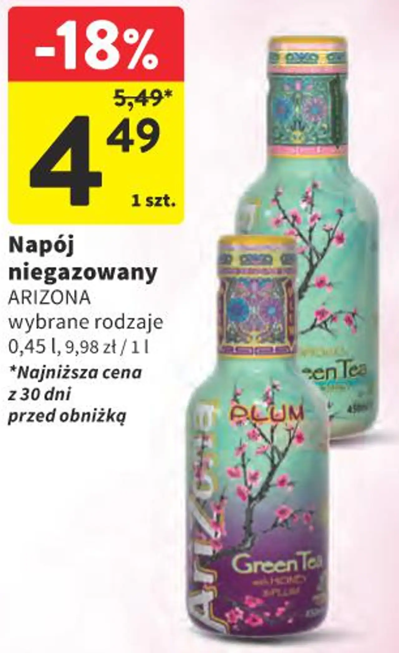 Napój niegazowany ARIZONA wybrane rodzaje