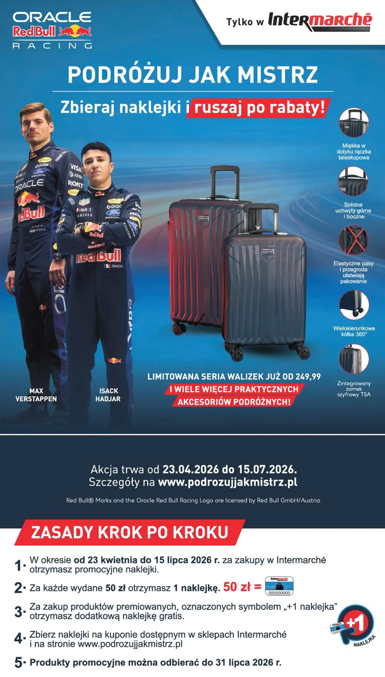 Oracle Red Bull Racing Walizki i akcesoria podróżne