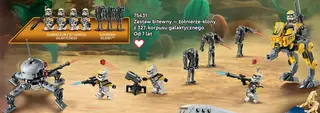 - LEGO Star Wars 75431 Zestaw bitewny – żołnierze-klony z 327. korpusu galaktycznego - Lego