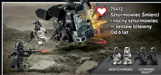 - LEGO Star Wars 75412 Szturmowiec Śmierci i nocny szturmowiec - zestaw bitewny - Lego