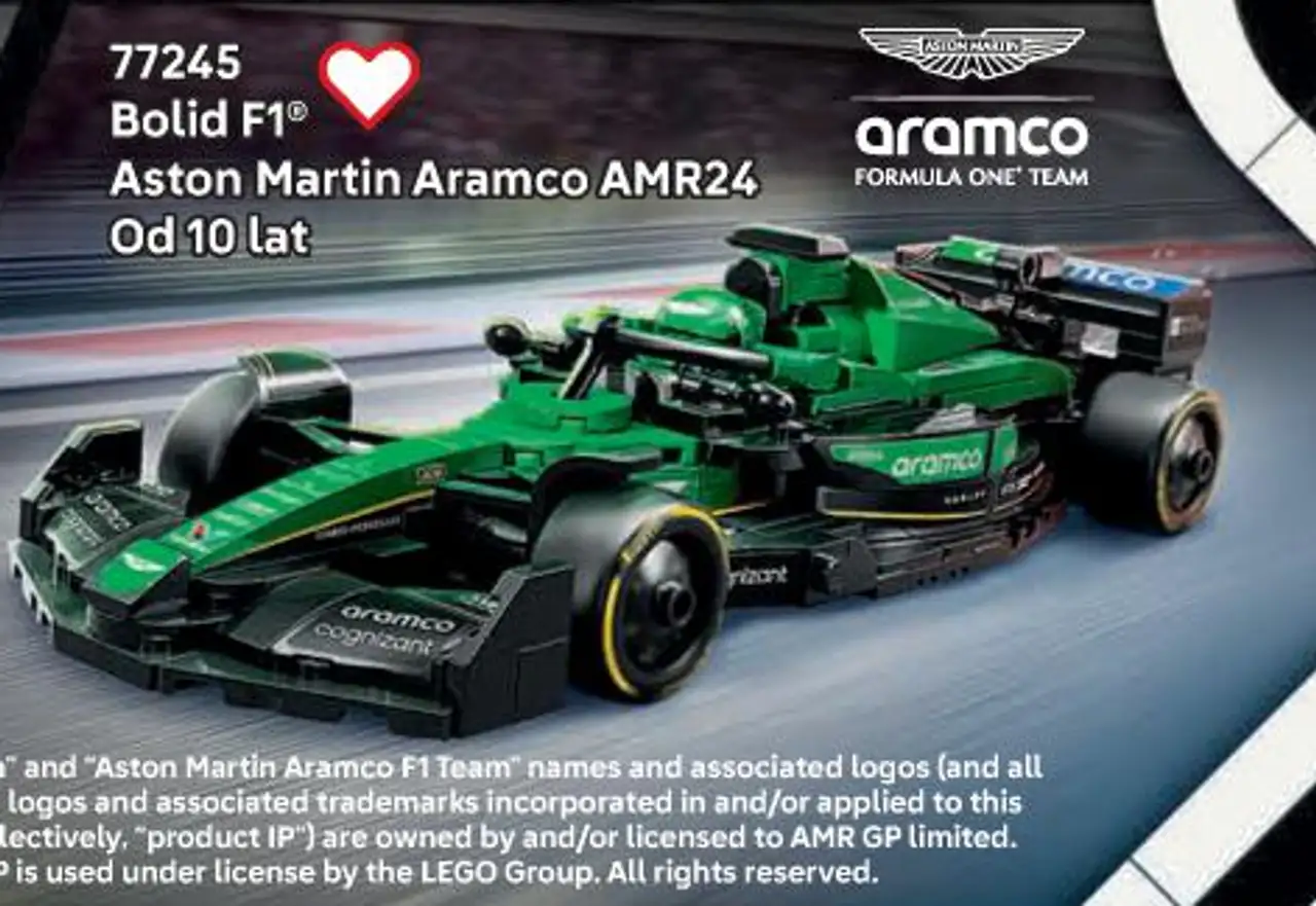 Klocki LEGO Speed Champions 77245 Bolid F1 Aston Martin Aramco AMR24