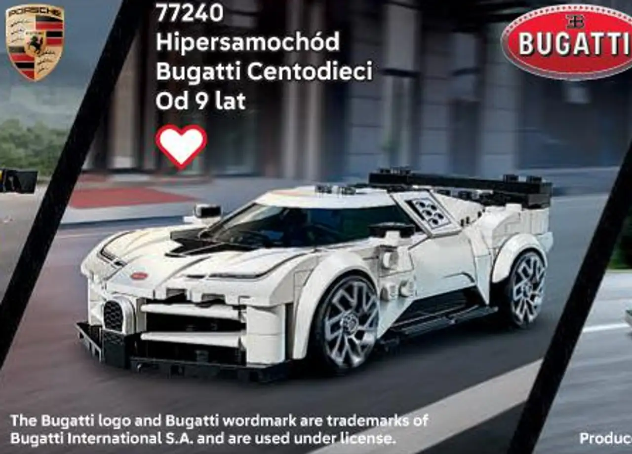 Klocki LEGO Speed Champions 77240 Hipersamochód Bugatti Centodieci
