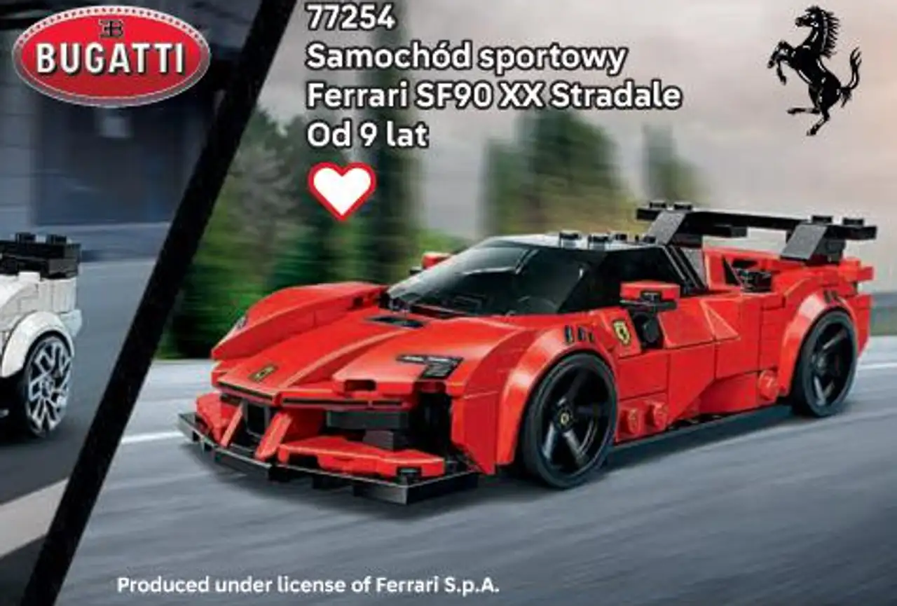 Klocki LEGO Speed Champions 77254 Samochód sportowy Ferrari SF90 XX Stradale