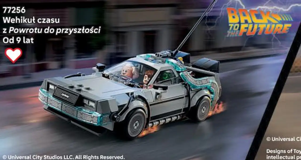 Klocki LEGO Speed Champions 77256 Wehikuł czasu z Powrotu do przeszłości