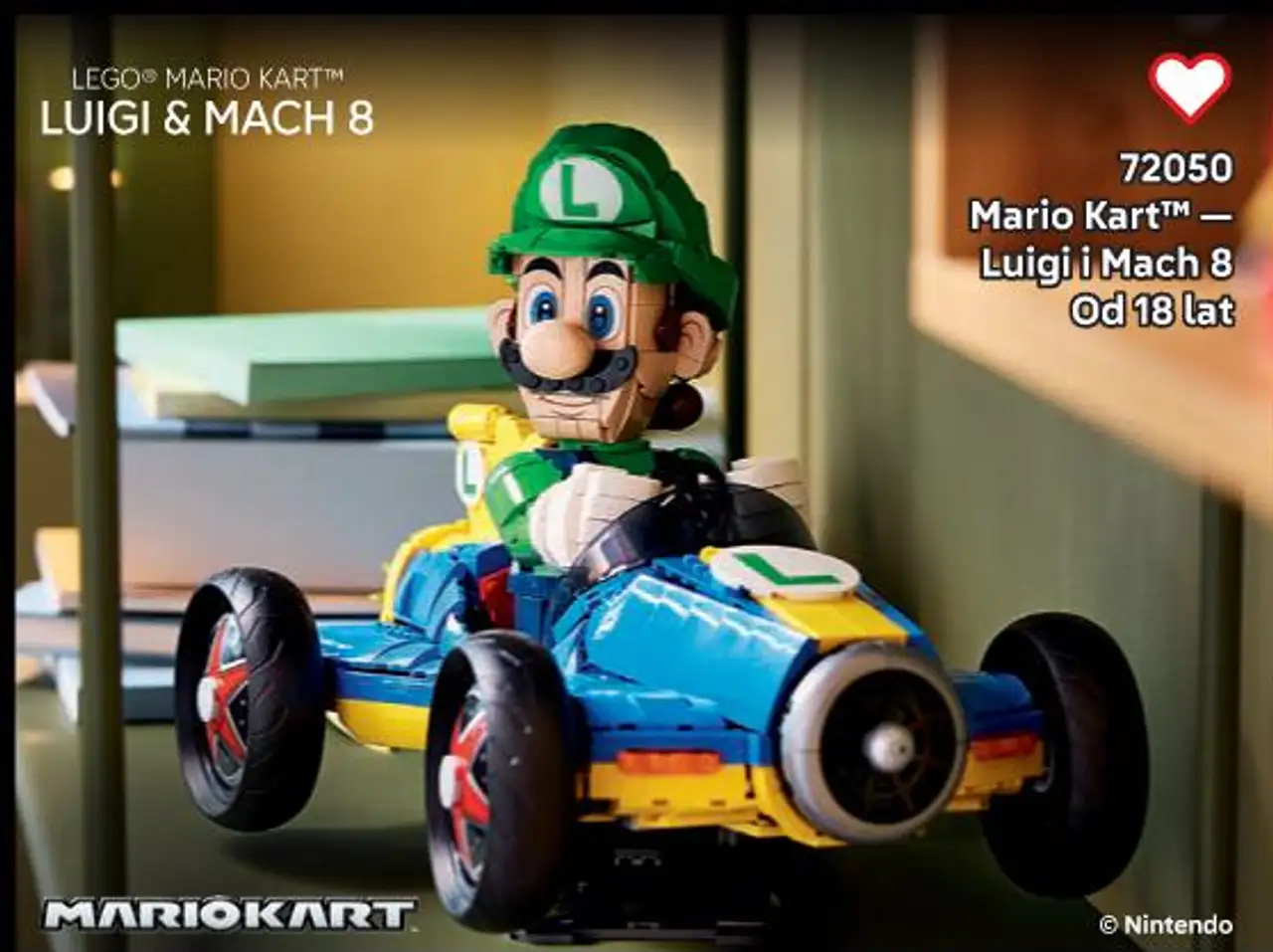 LEGO® Mario Kart™ — Luigi i Mach 8 (72050)