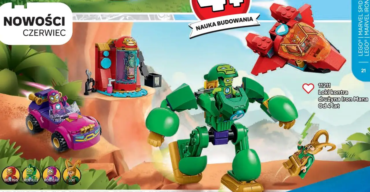 LEGO Marvel Iron Man i super ekipa 11211 Loki kontra drużyna Iron Mana