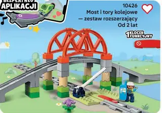 - LEGO DUPLO 10426 Most i tory kolejowe - zestaw rozszerzający - Lego