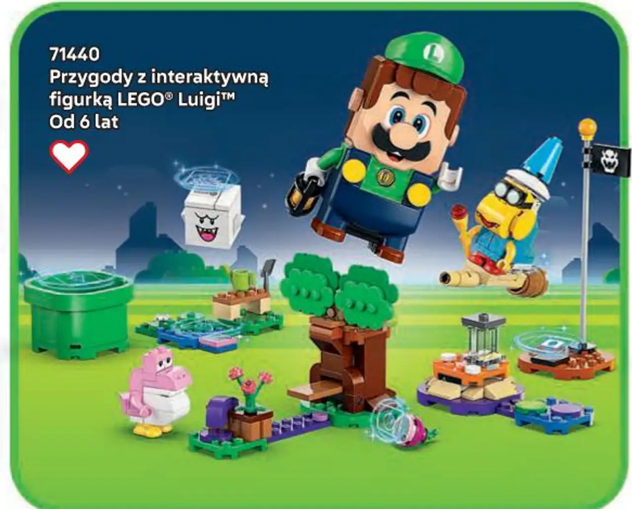 LEGO Super Mario 71440 Przygody z interaktywną figurką LEGO® Luigi™