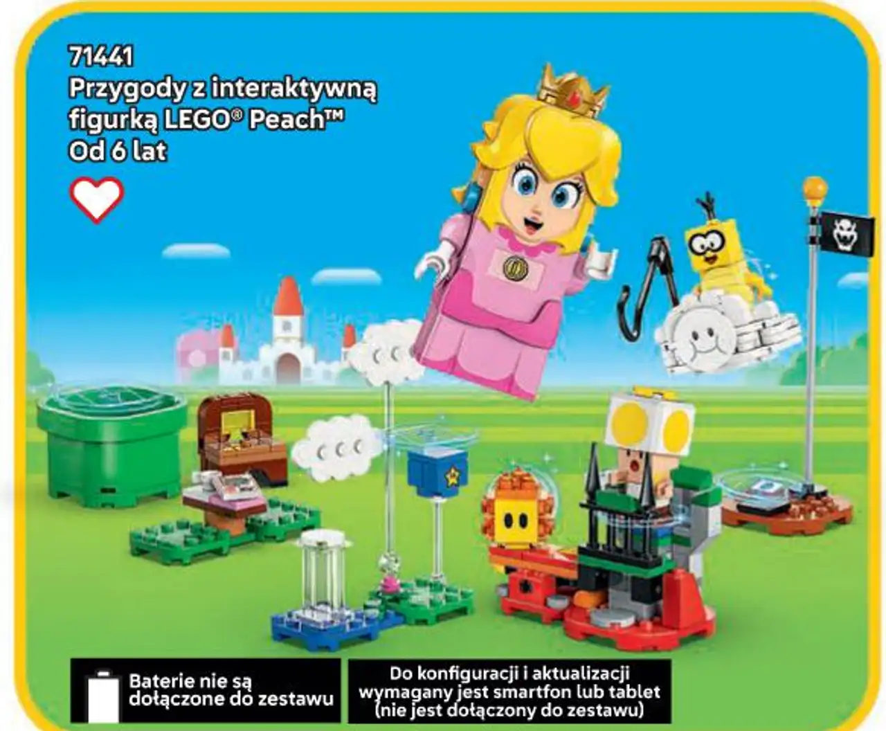 LEGO Super Mario 71441 Przygody z interaktywną figurką LEGO® Peach™