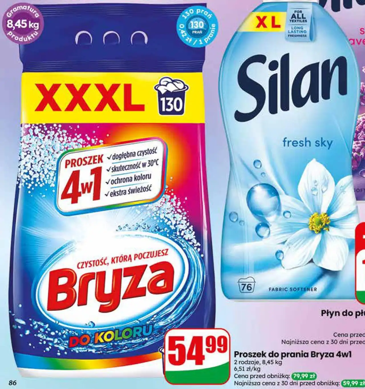 Proszek do prania Bryza 4w1