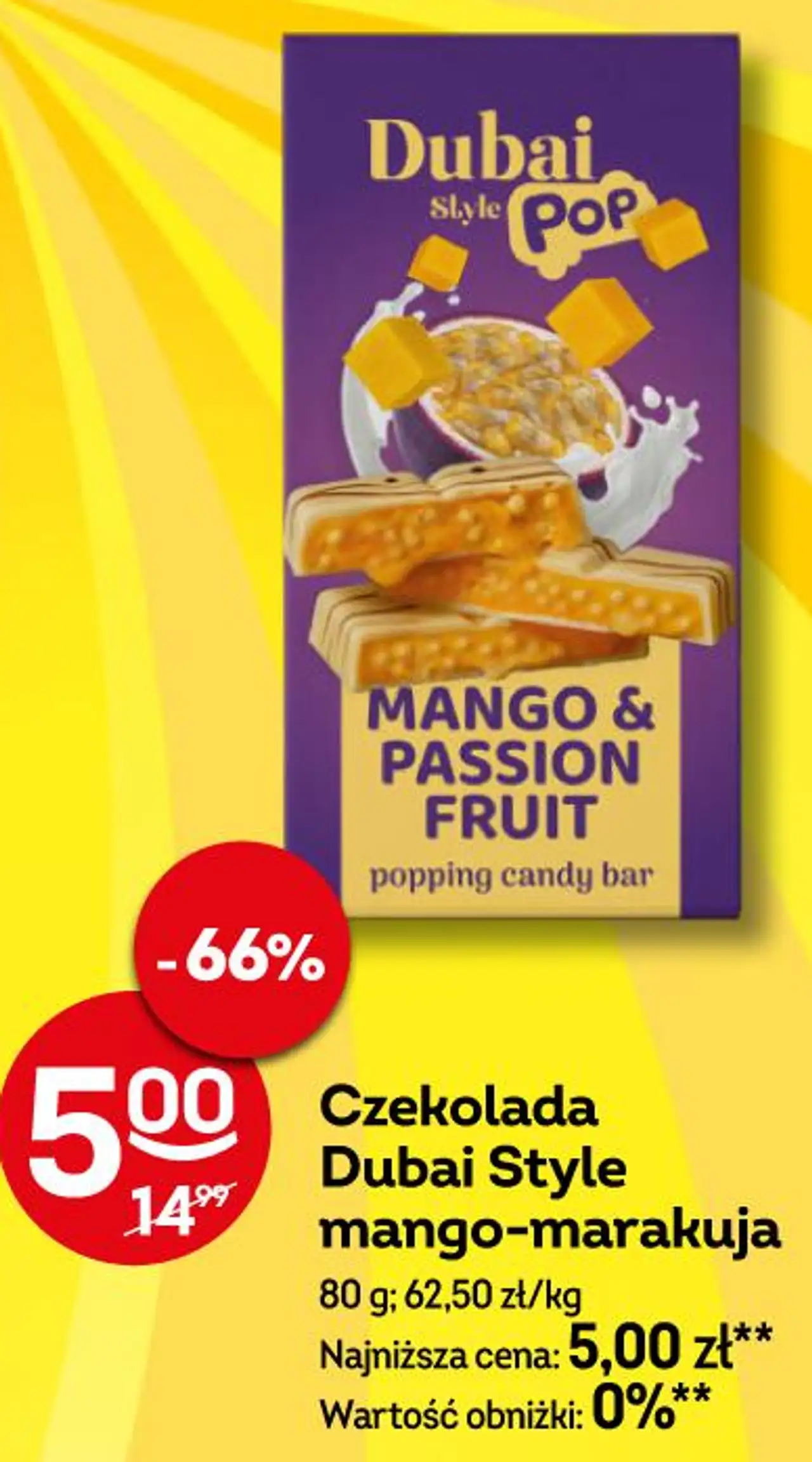 Czekolada Dubai Style mango-marakuja