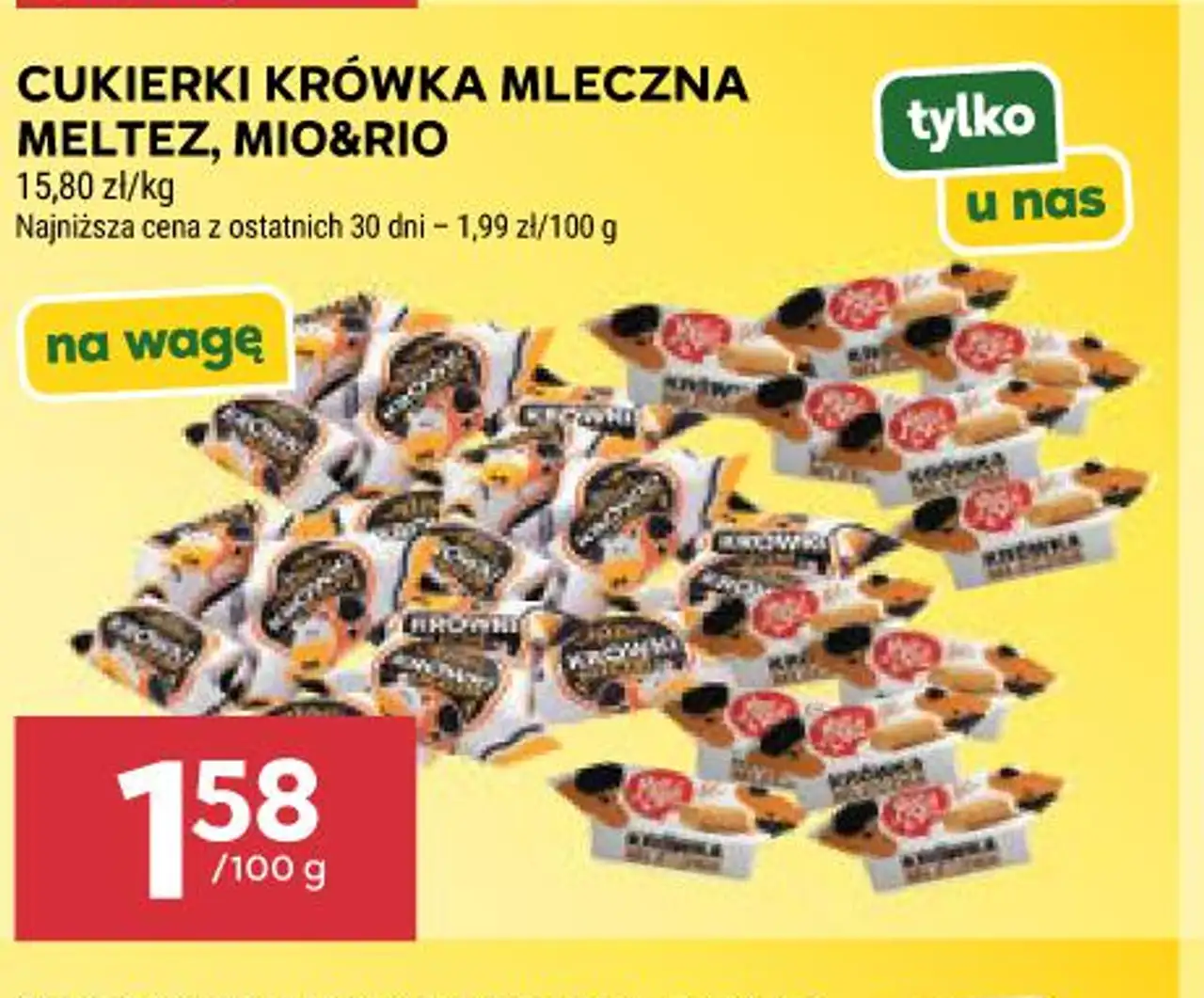 CUKIERKI KRÓWKA MLECZNA MELTEZ, MIO&RIO