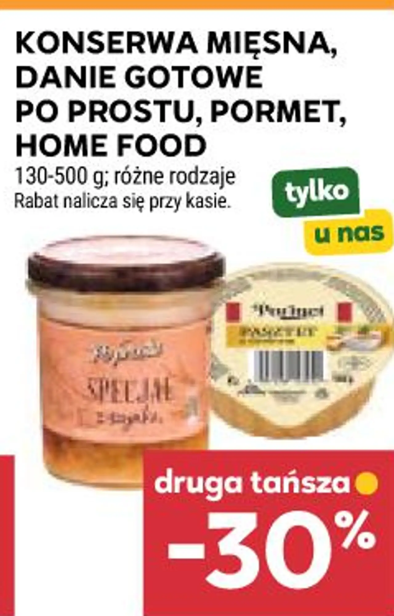 KONSERWA MIĘSNA, DANIE GOTOWE PO PROSTU, PORMET, HOME FOOD