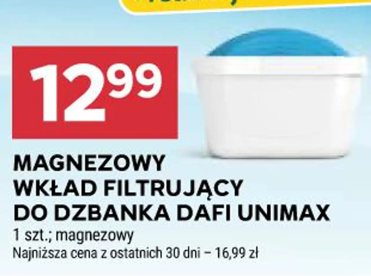 Magnezowy wkład filtrujący do dzbanka Dafi Unimax