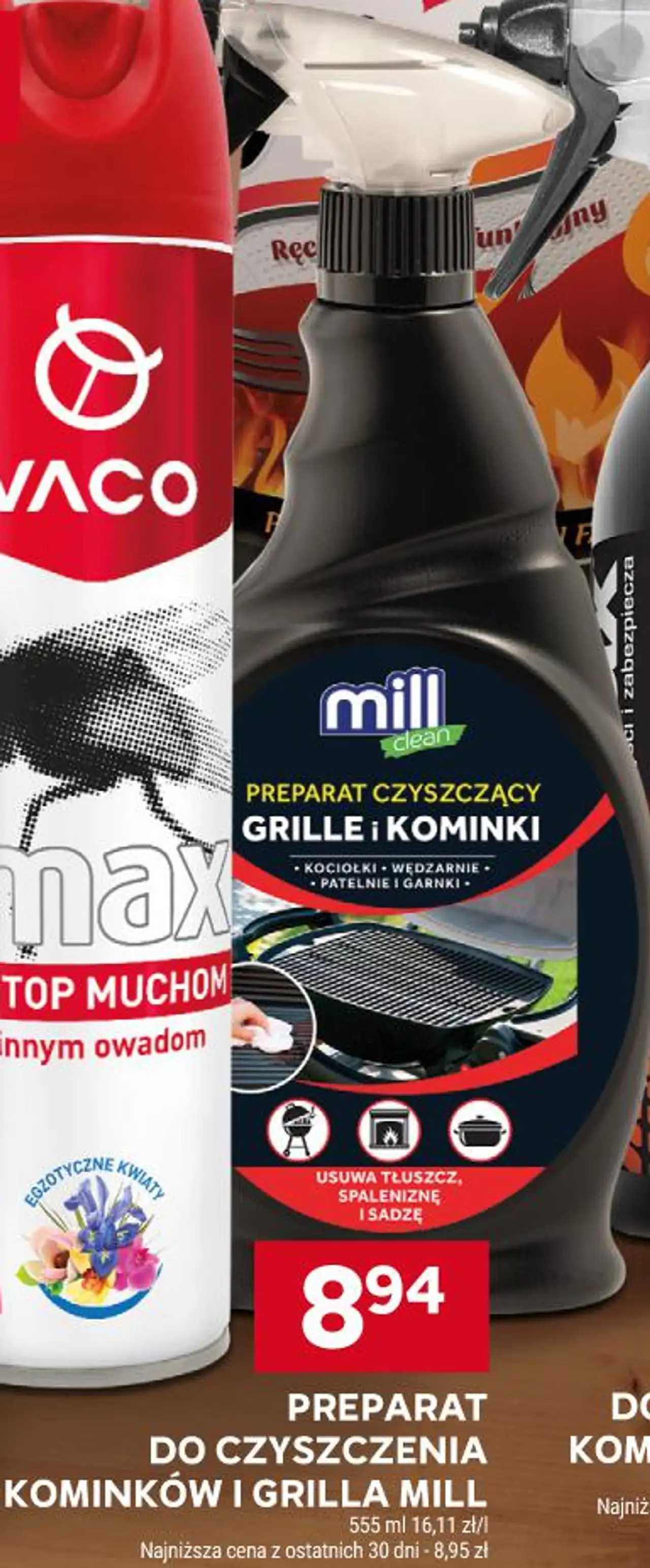 PREPARAT DO CZYSZCZENIA KOMINKÓW I GRILLA MILL