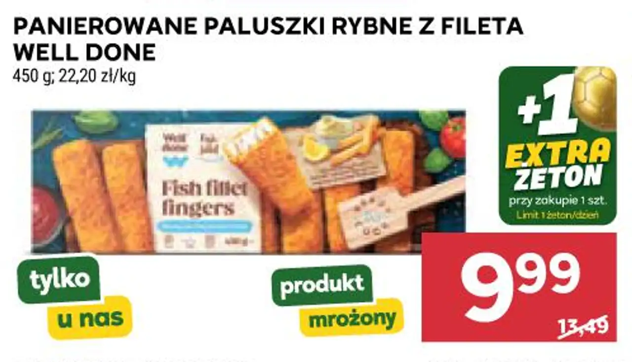 PANIEROWANE PALUSZKI RYBNE Z FILETA WELL DONE