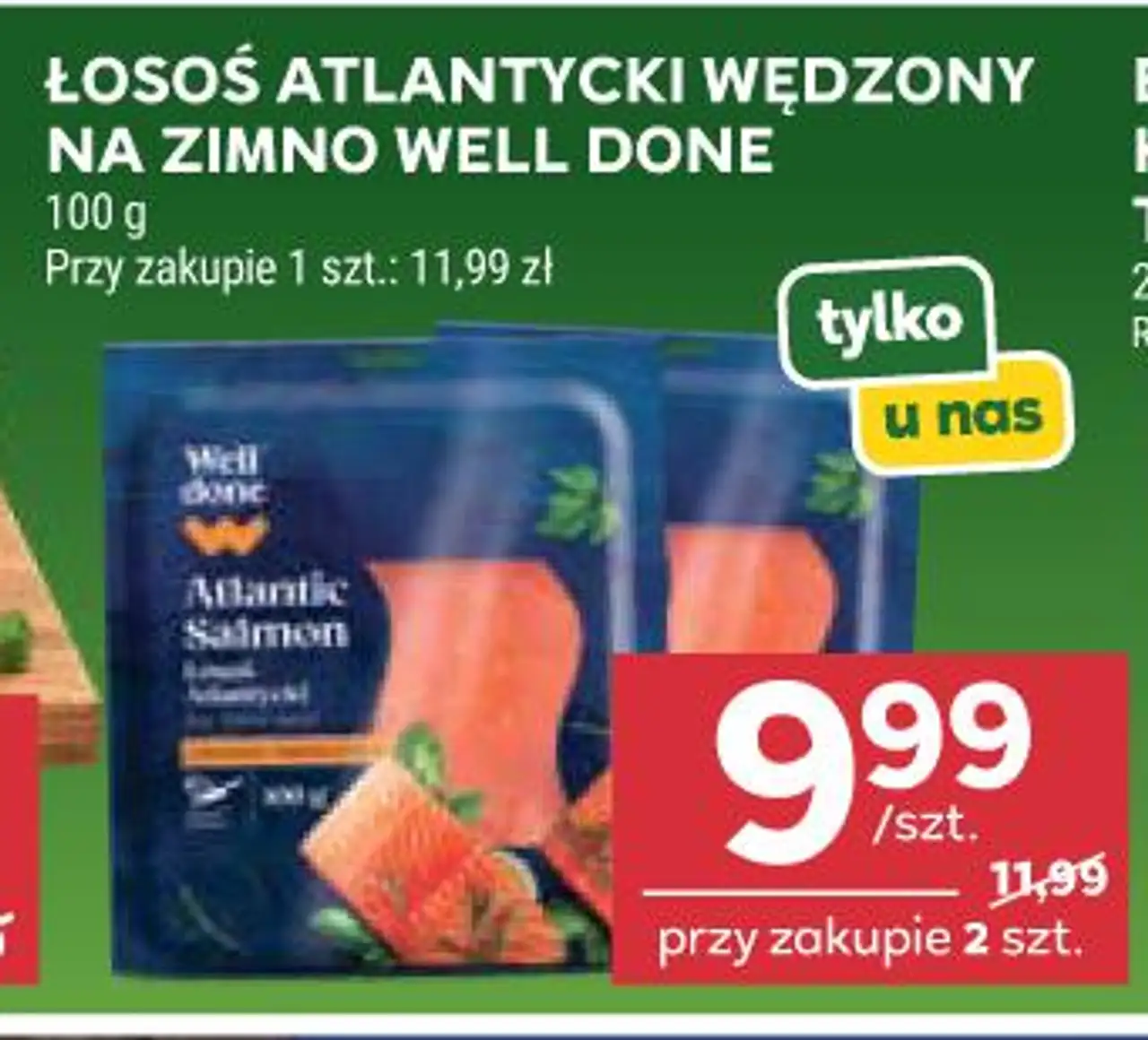 Łosoś atlantycki wędzony na zimno Well Done