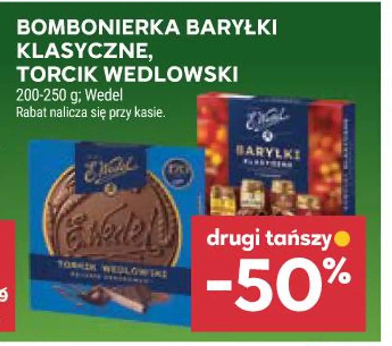 E.Wedel Bombonierka Baryłki Klasyczne, Torcik Wedlowski