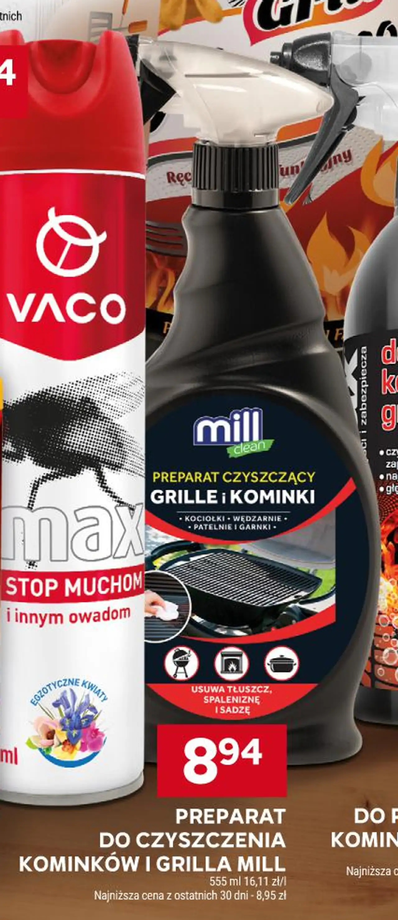 PREPARAT DO CZYSZCZENIA KOMINKÓW I GRILLA MILL