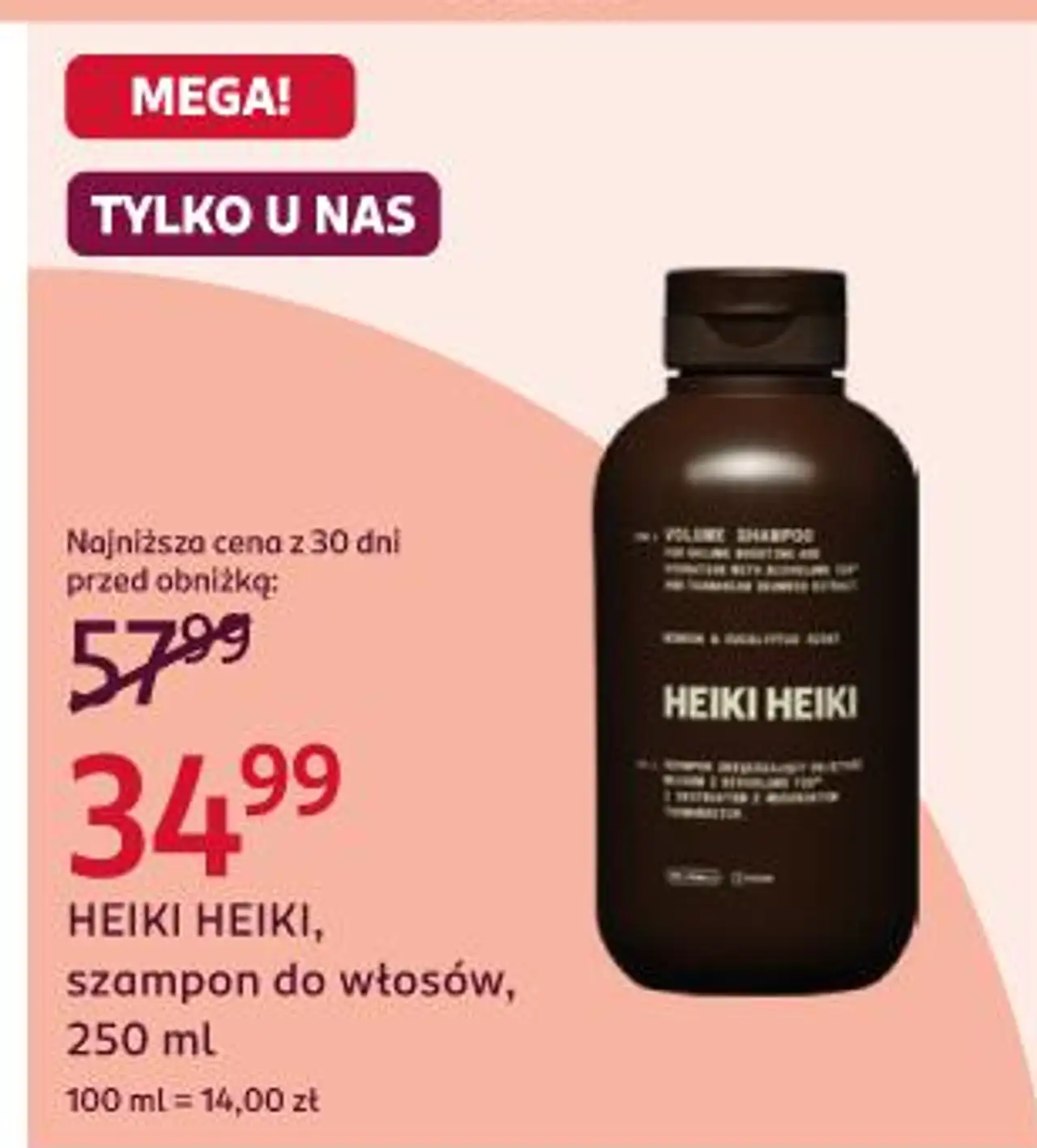 HEIKI HEIKI, szampon do włosów, 250 ml