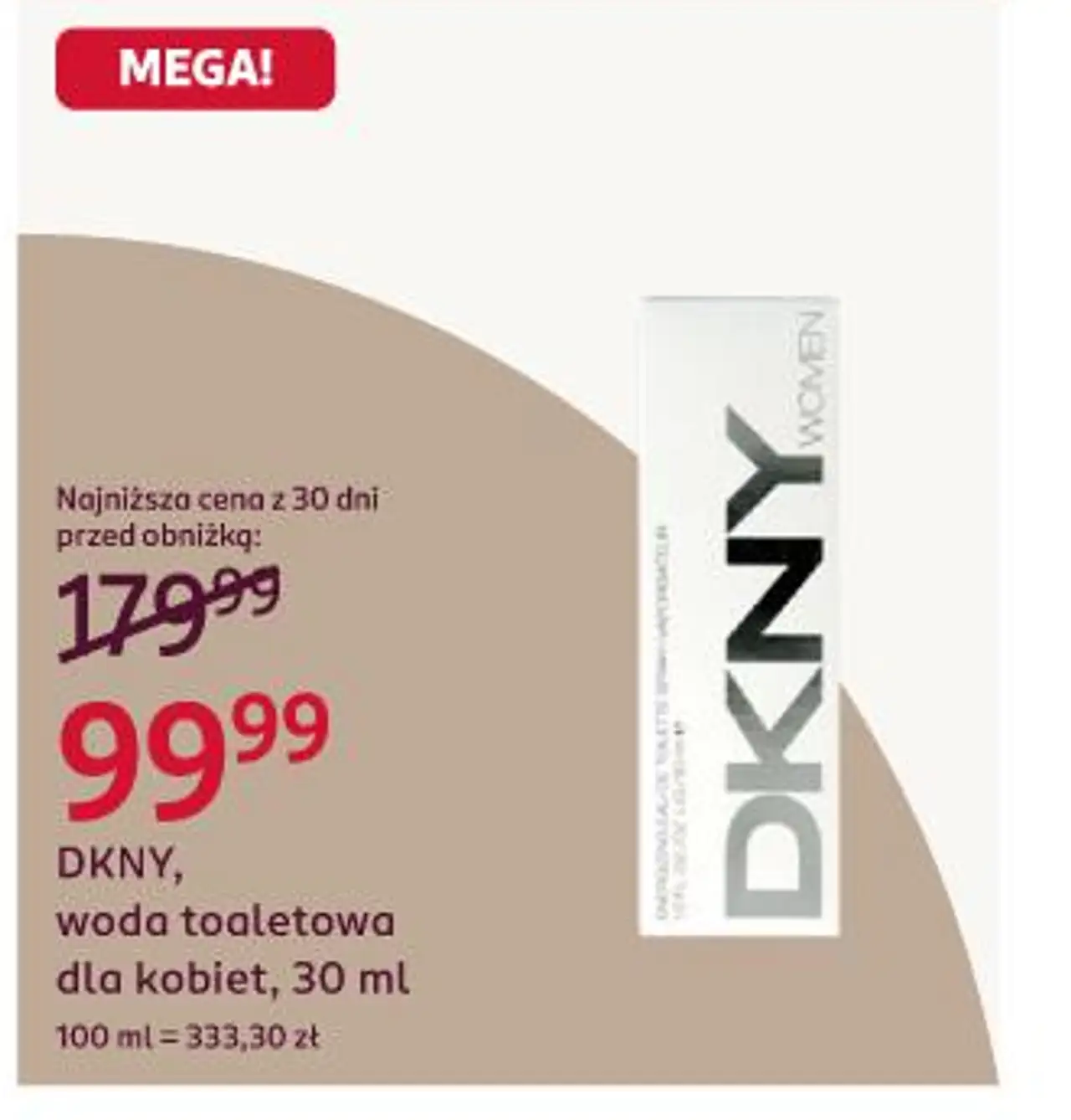 DKNY, woda toaletowa dla kobiet, 30 ml