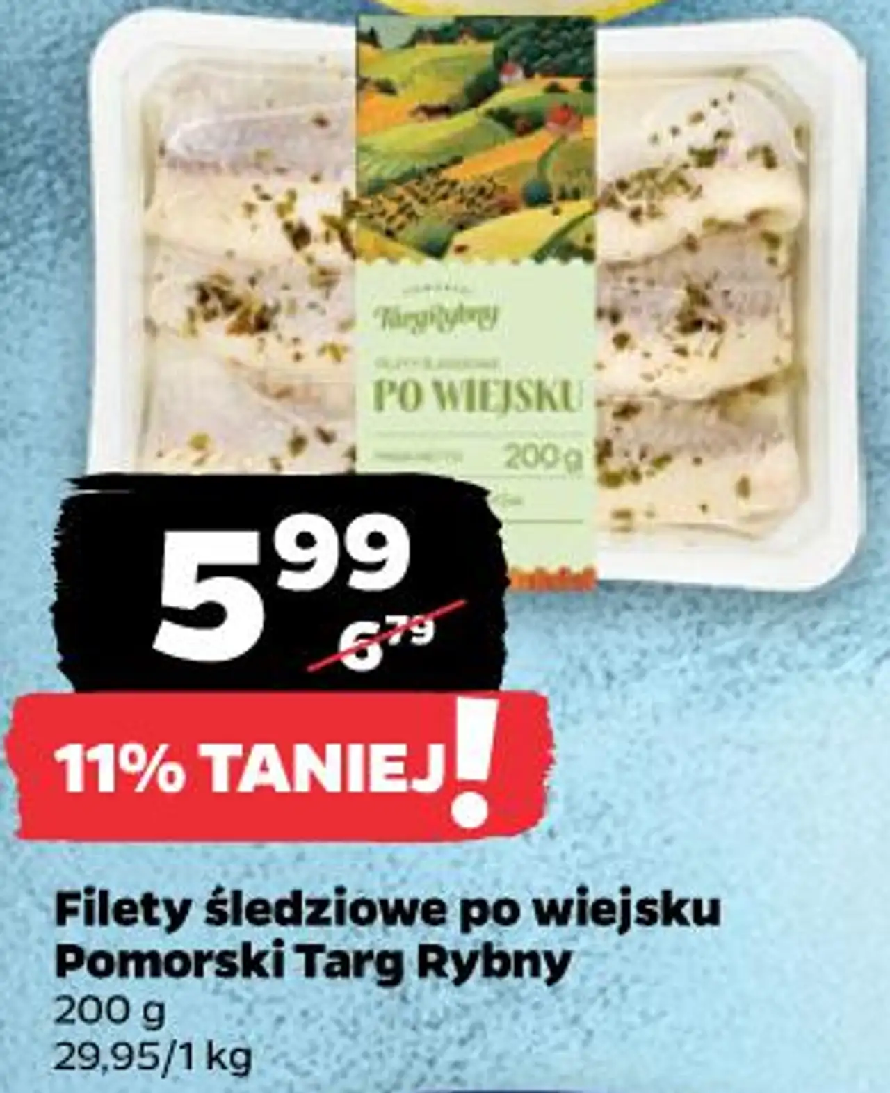 Pomorski Targ Rybny Filety śledziowe po wiejsku
