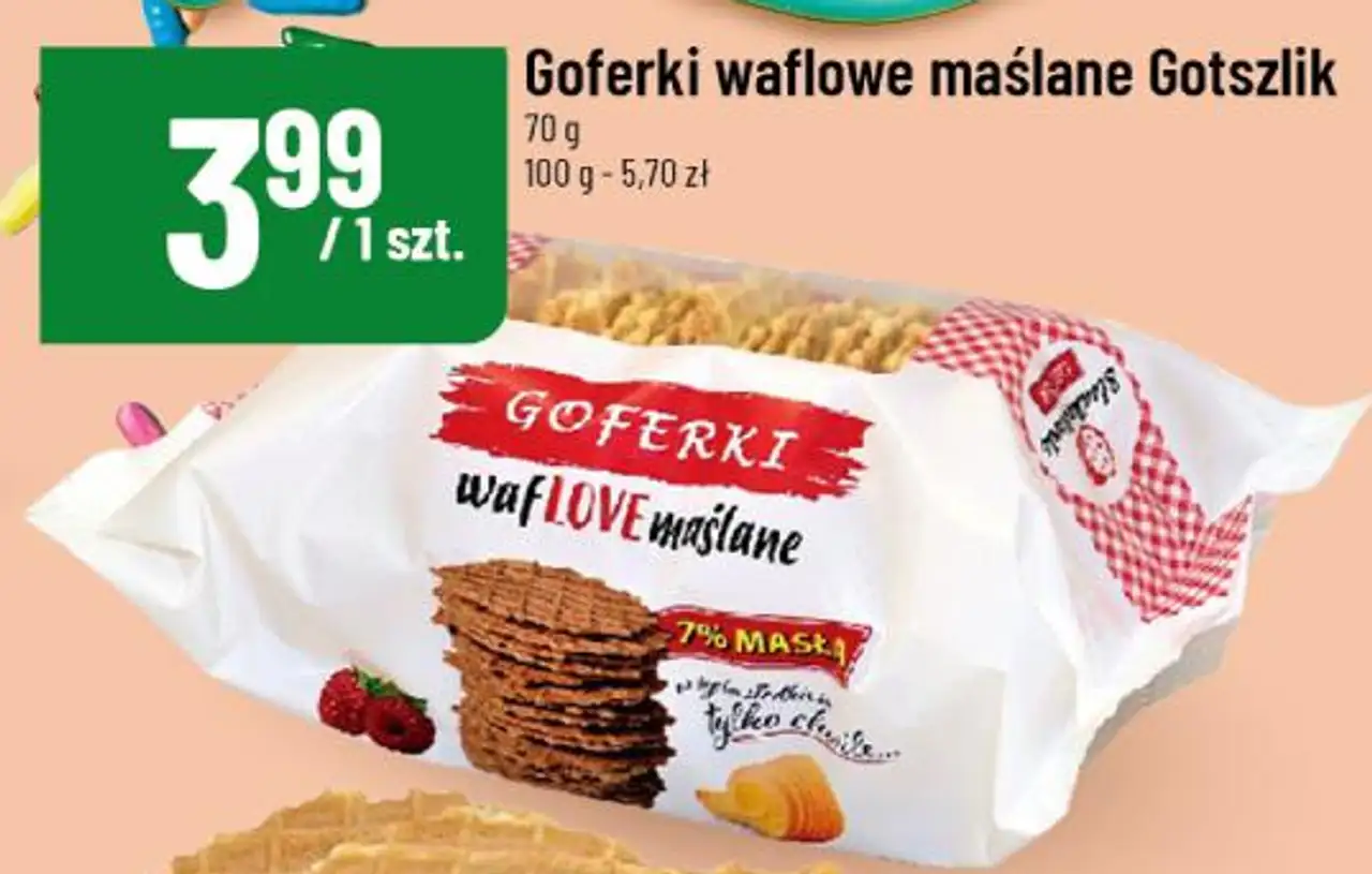 Goferki waflowe maślane Gotszlik